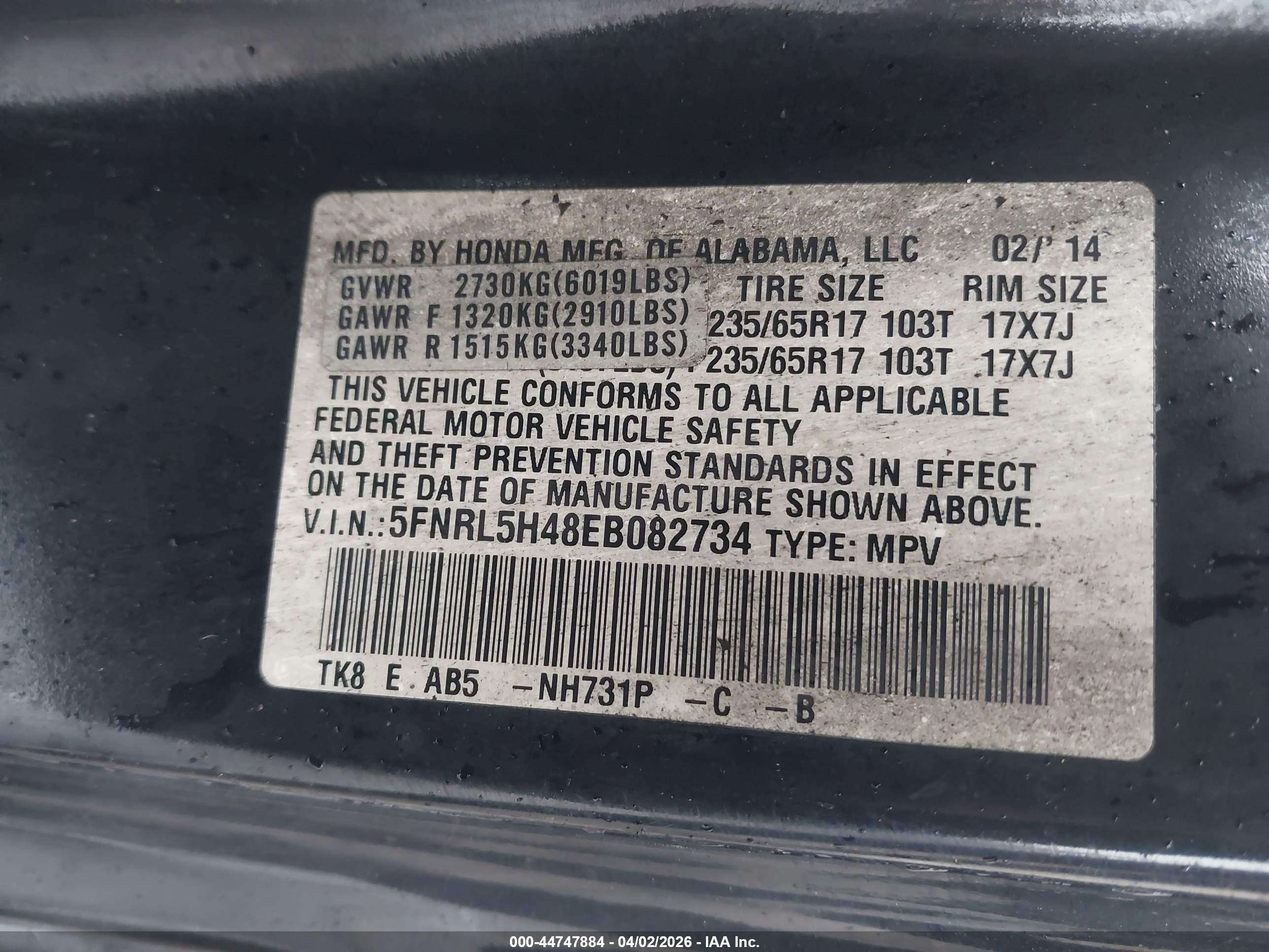 HONDA ODYSSEY image 9