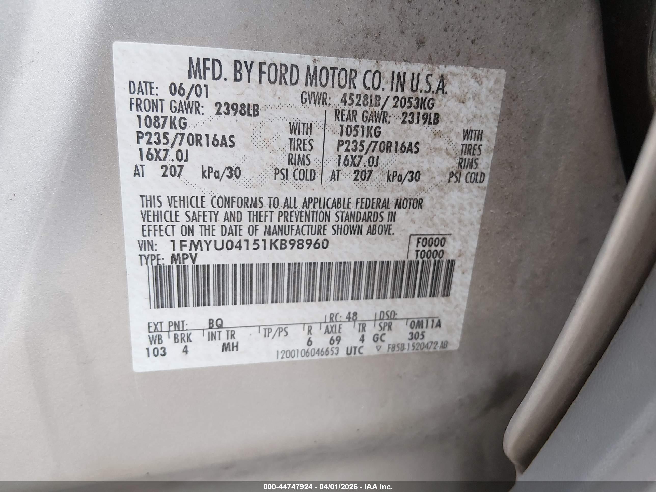 FORD ESCAPE image 9