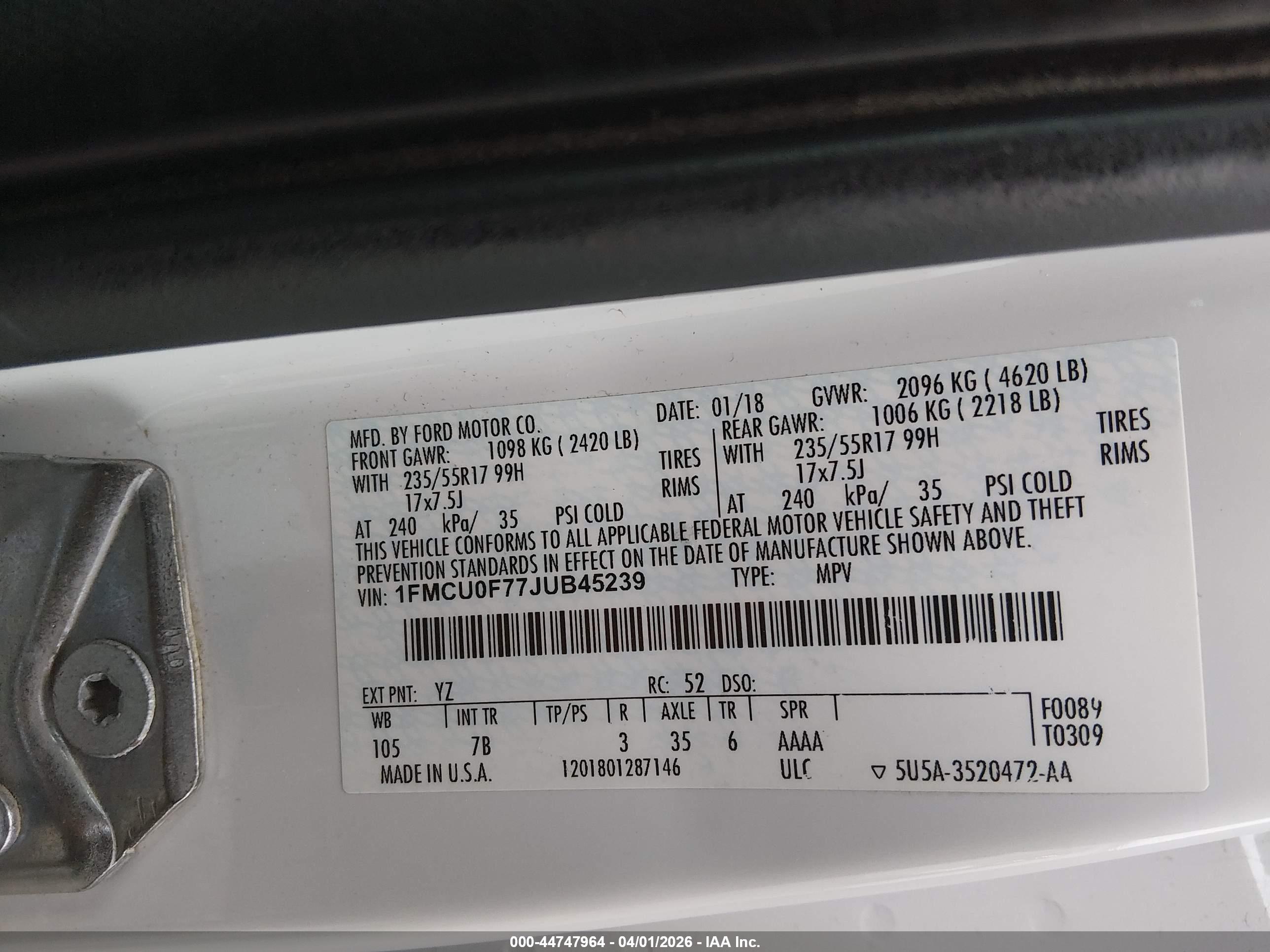 FORD ESCAPE image 9