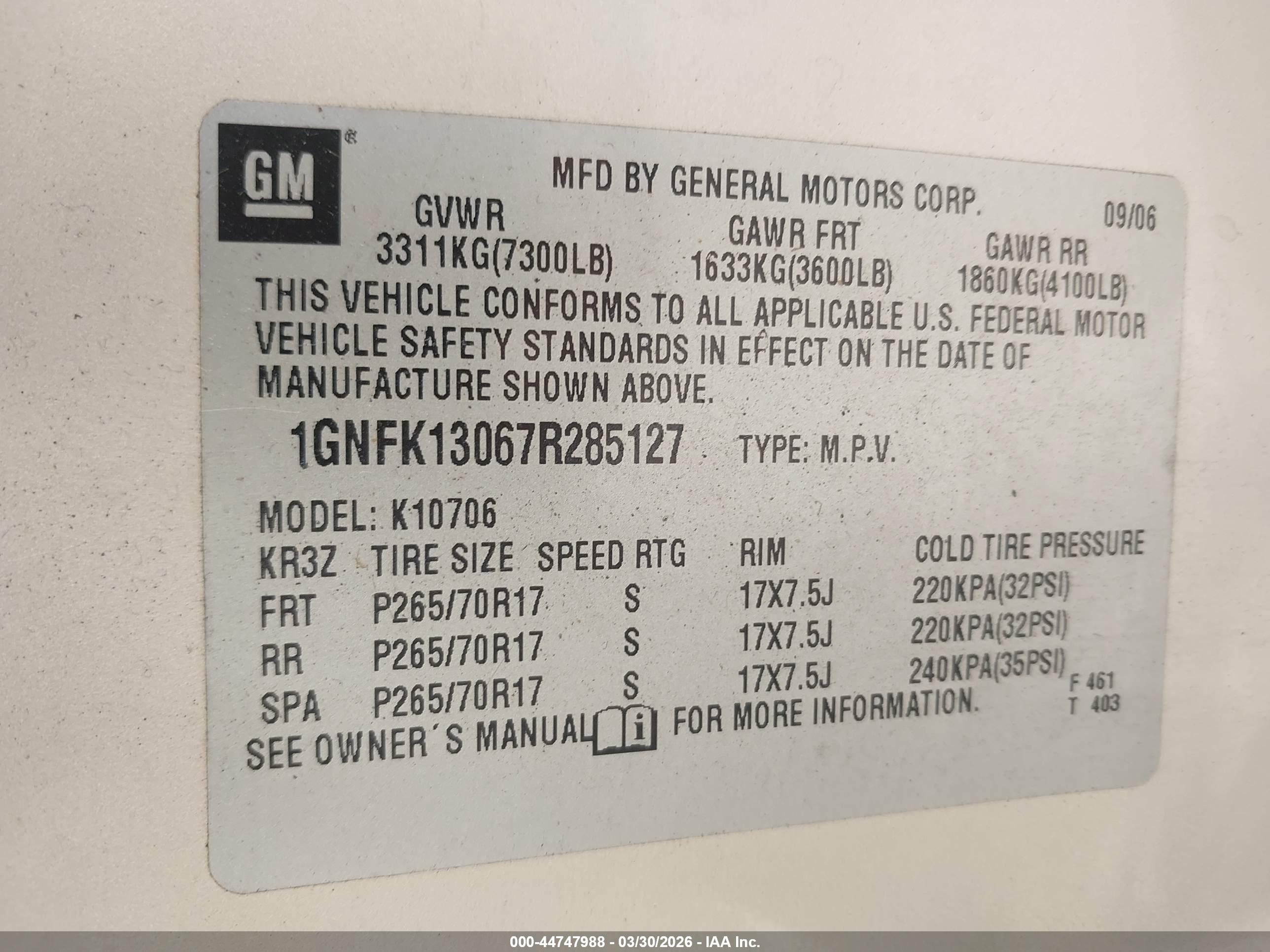 CHEVROLET TAHOE image 9