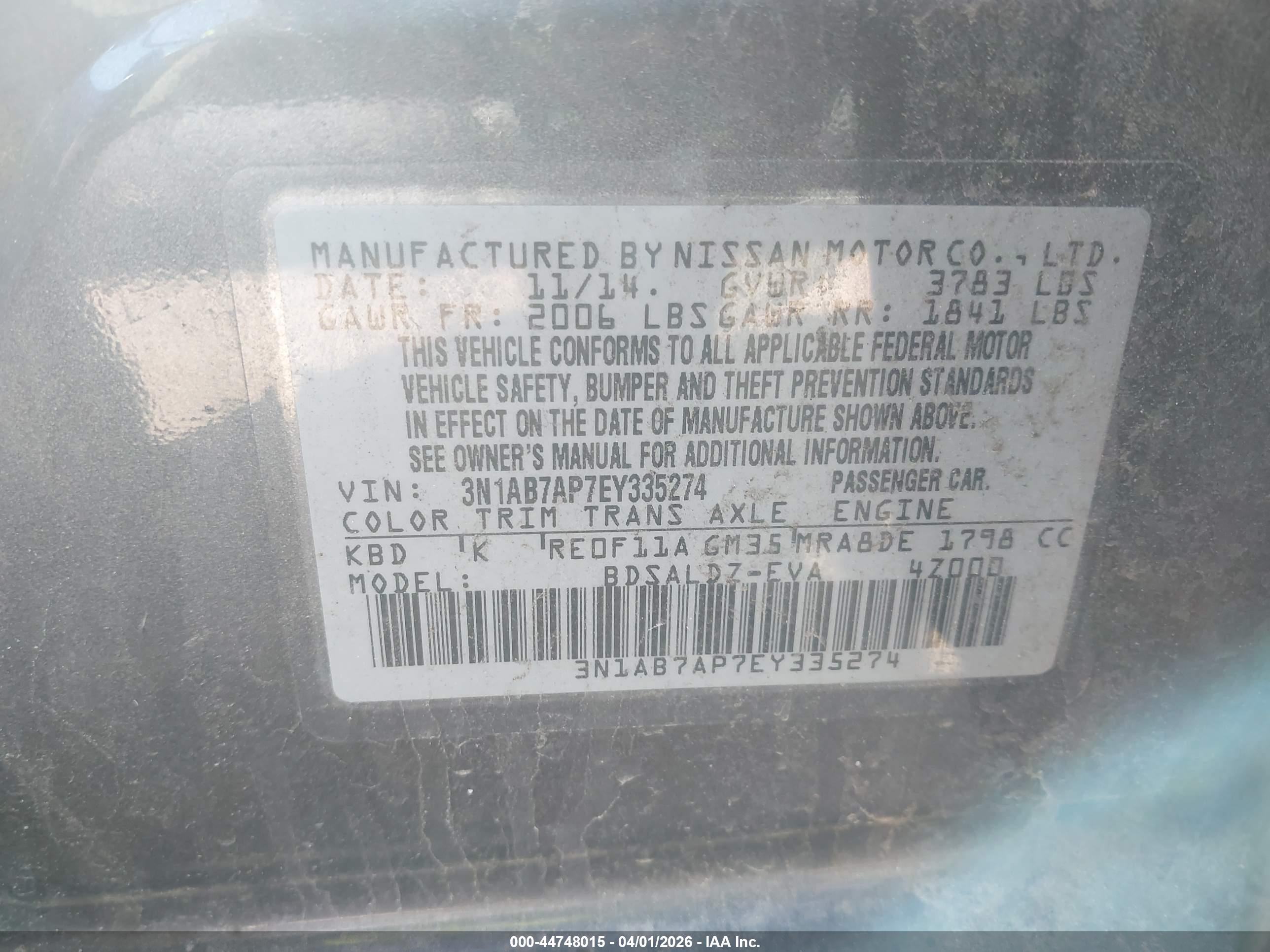 NISSAN SENTRA image 9