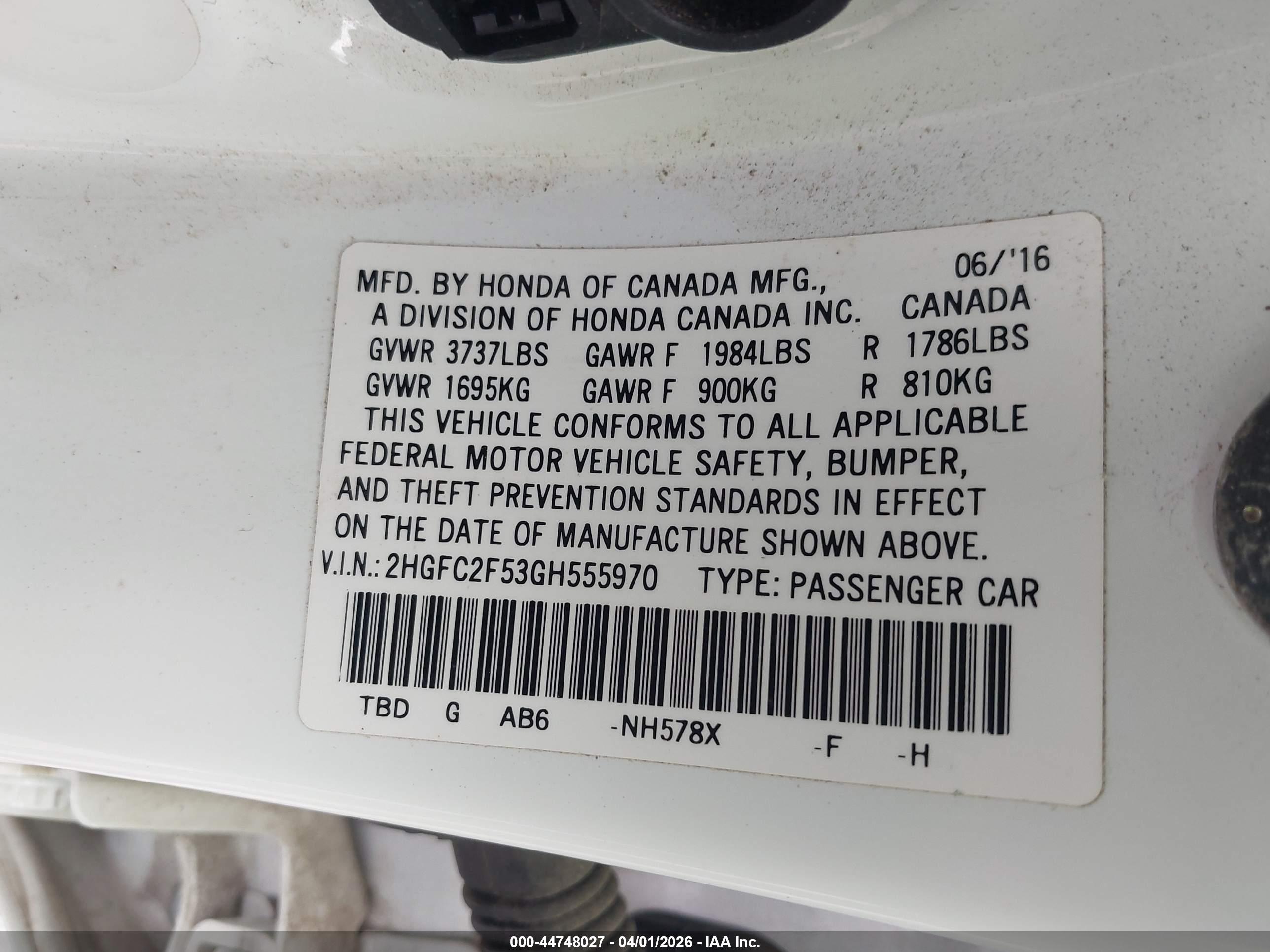 HONDA CIVIC image 9
