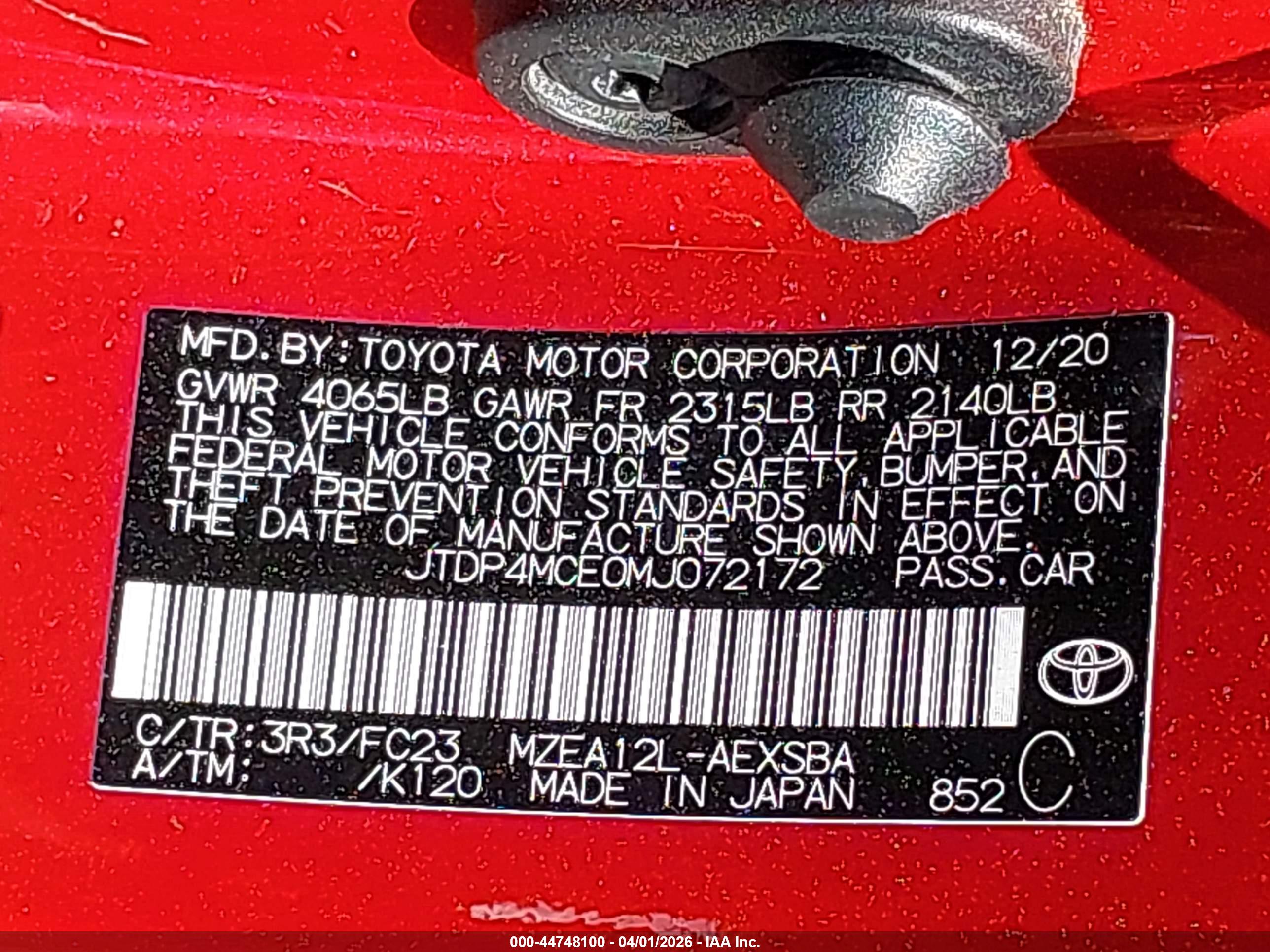 TOYOTA COROLLA image 9