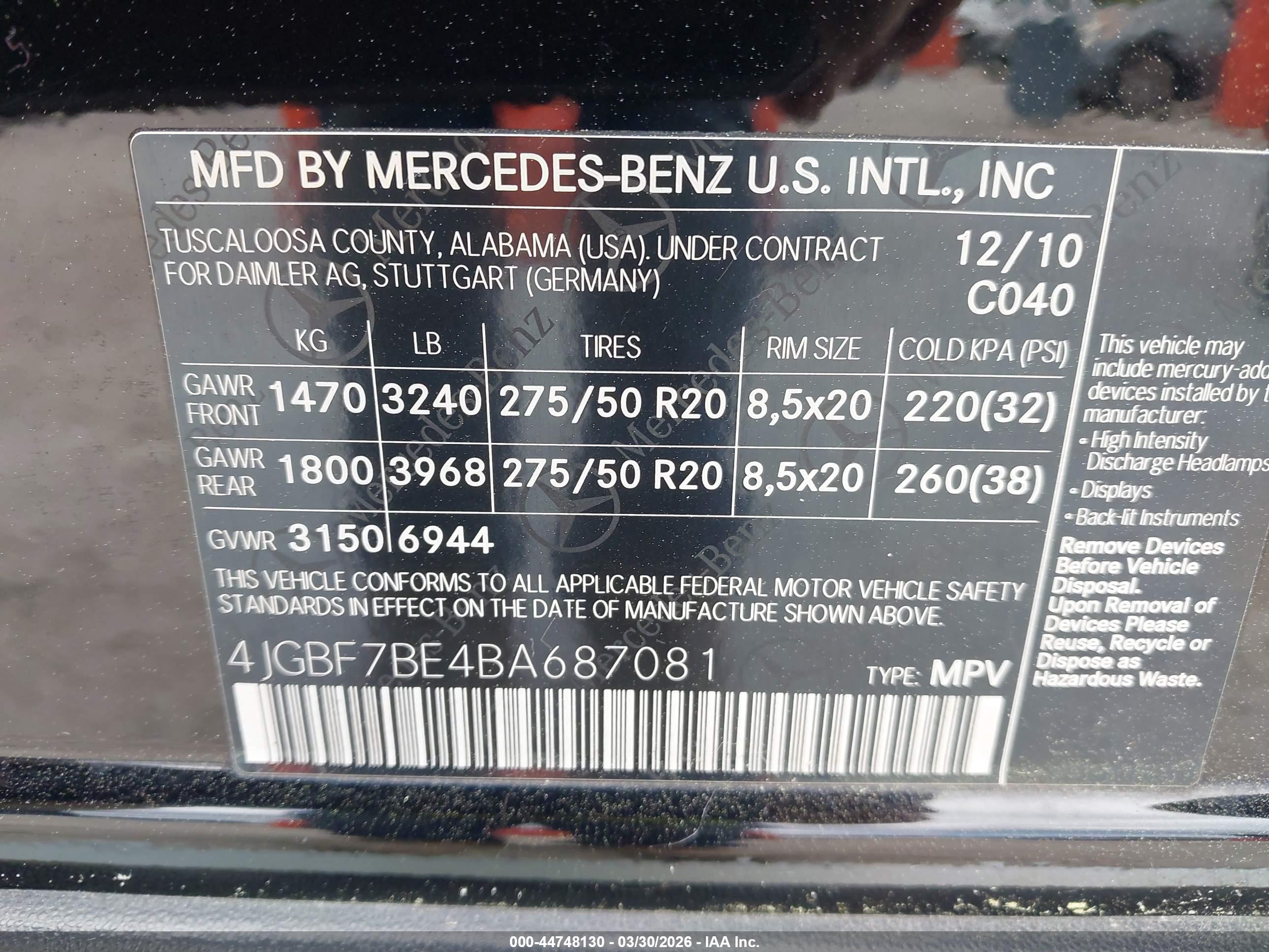 MERCEDES-BENZ GL image 9