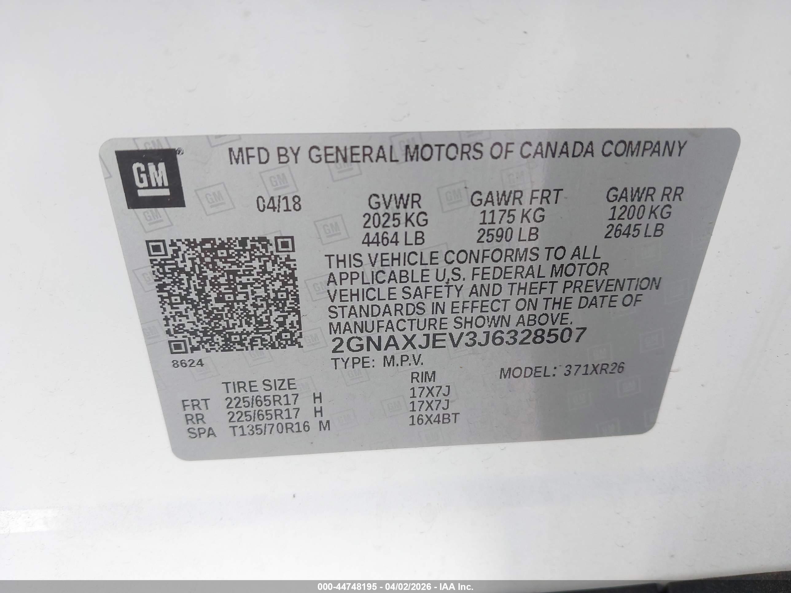 CHEVROLET EQUINOX image 9