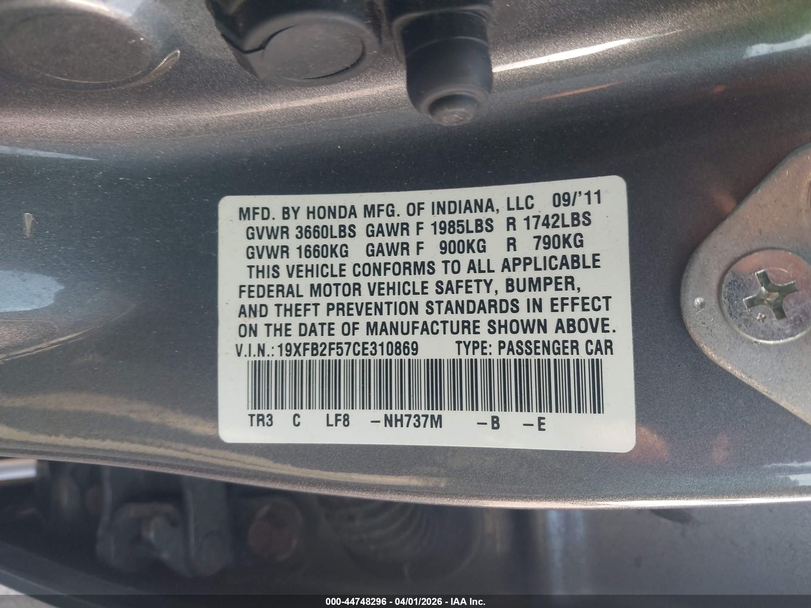 HONDA CIVIC image 9