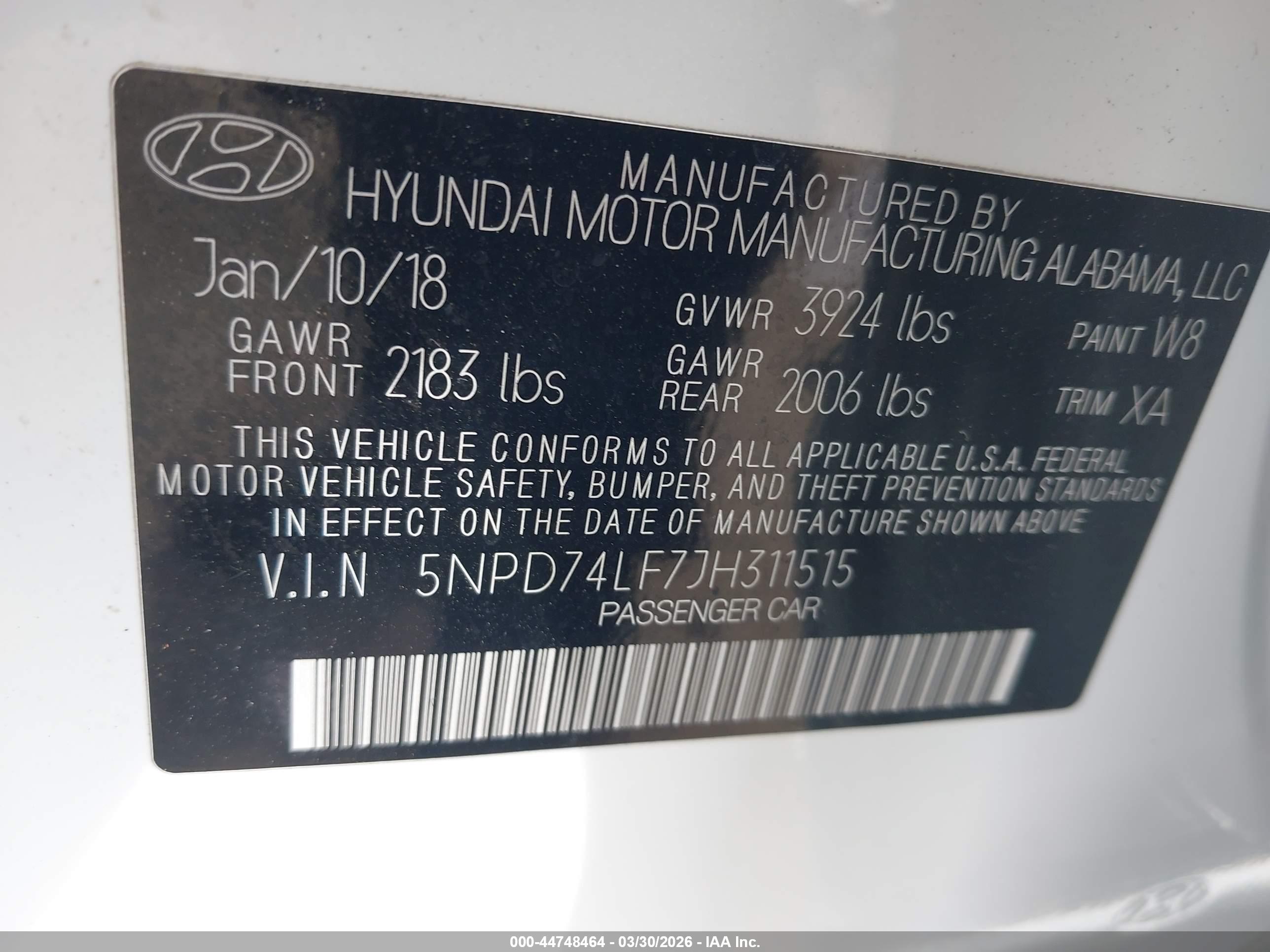 HYUNDAI ELANTRA image 9