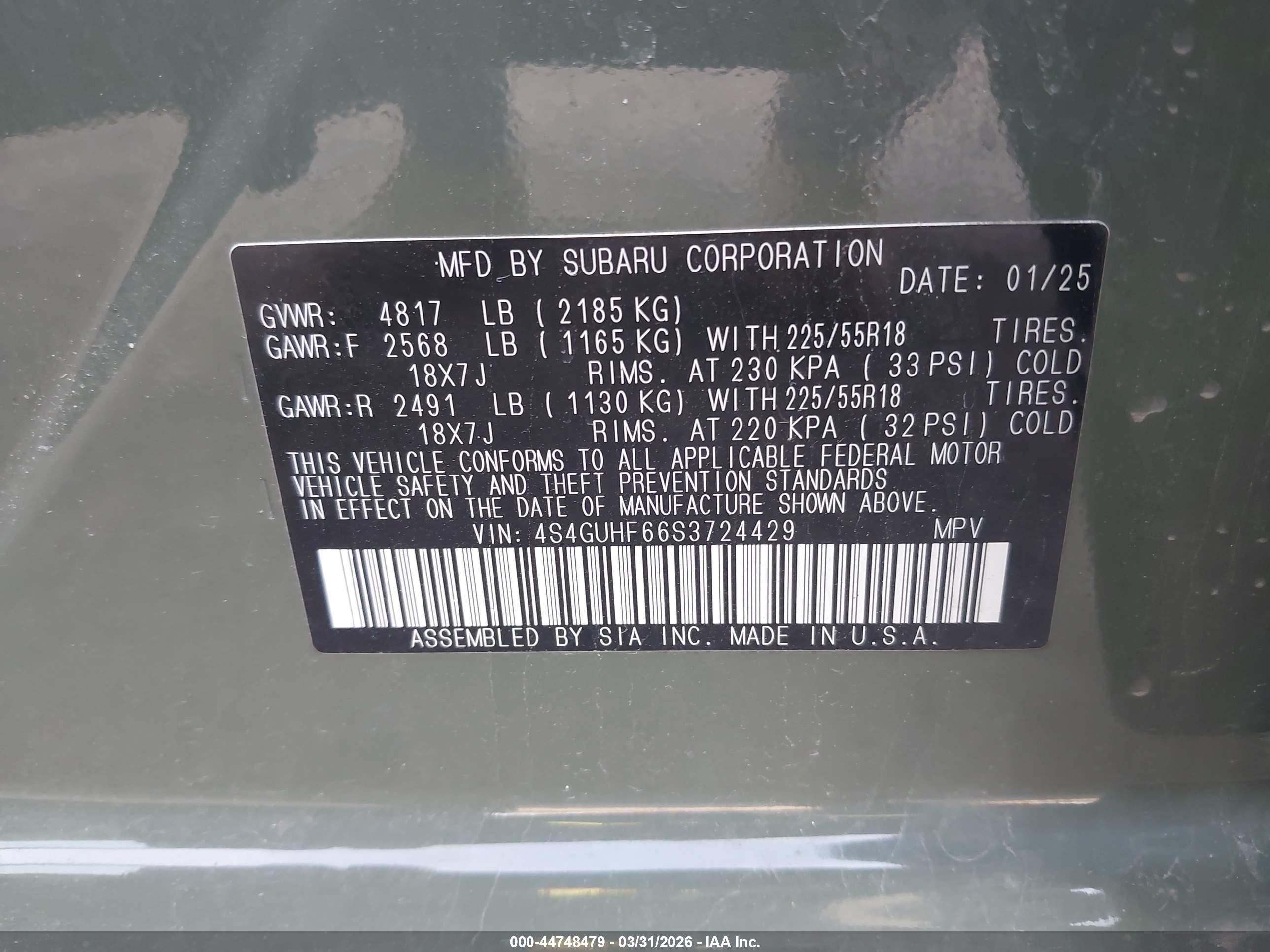 SUBARU CROSSTREK image 9
