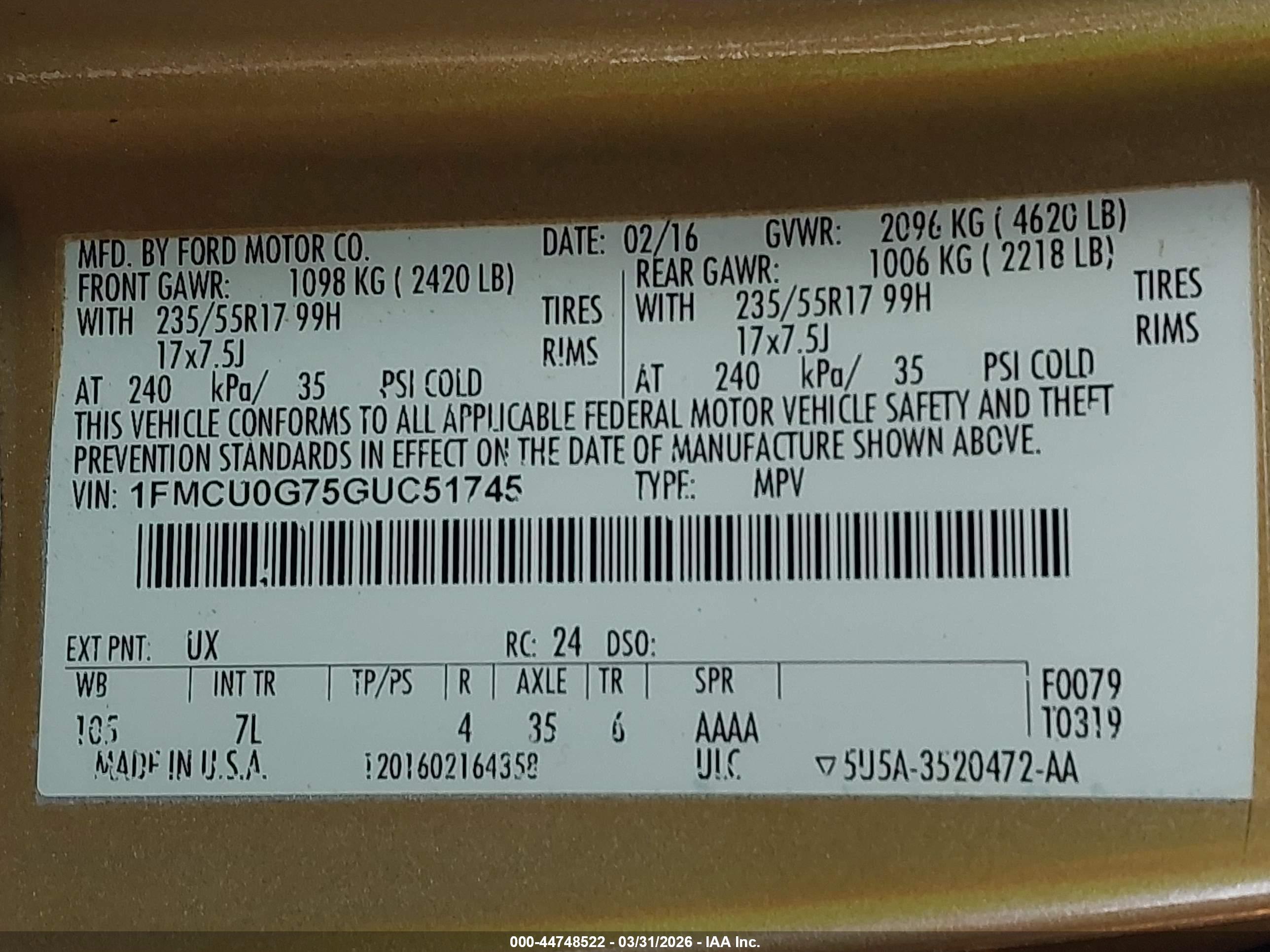 FORD ESCAPE image 9