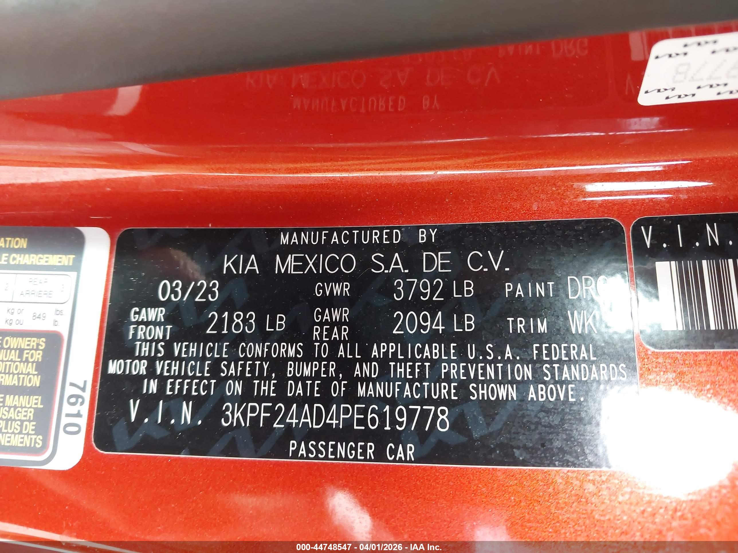 KIA FORTE image 9