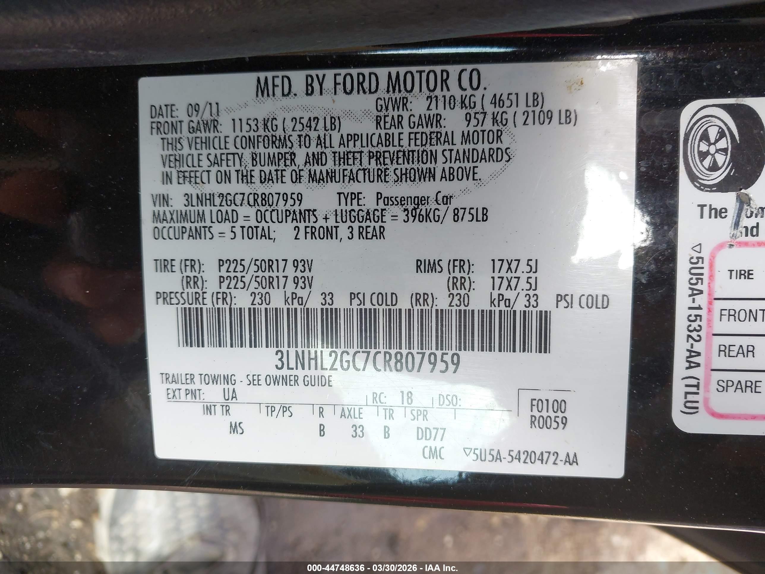 LINCOLN MKZ image 9