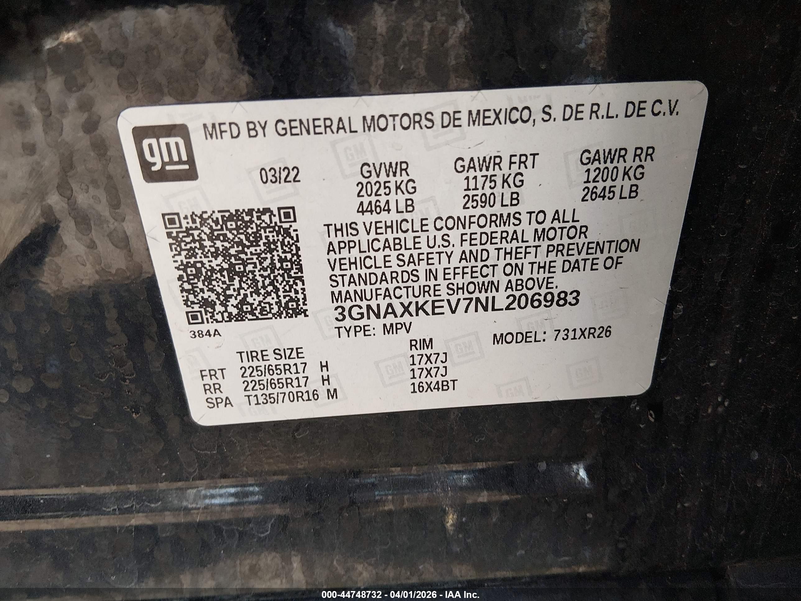 CHEVROLET EQUINOX image 9