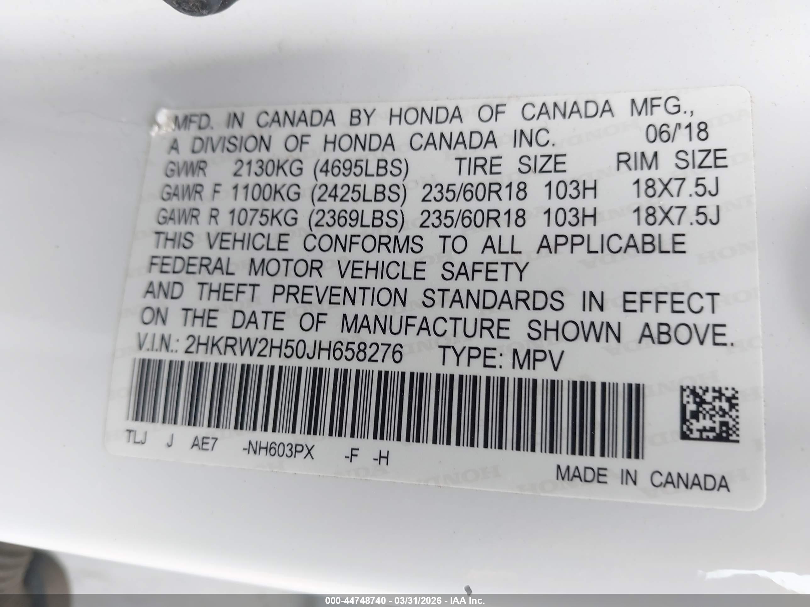 HONDA CR-V image 9