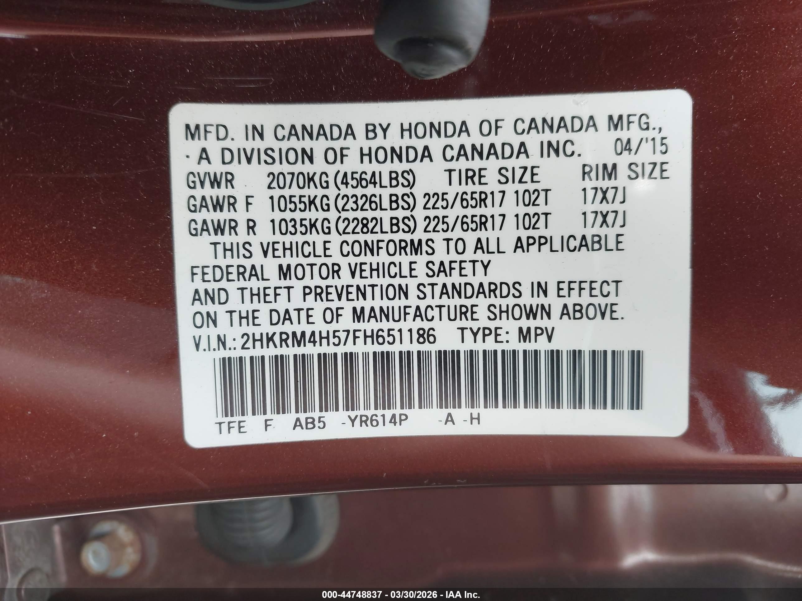 HONDA CR-V image 9