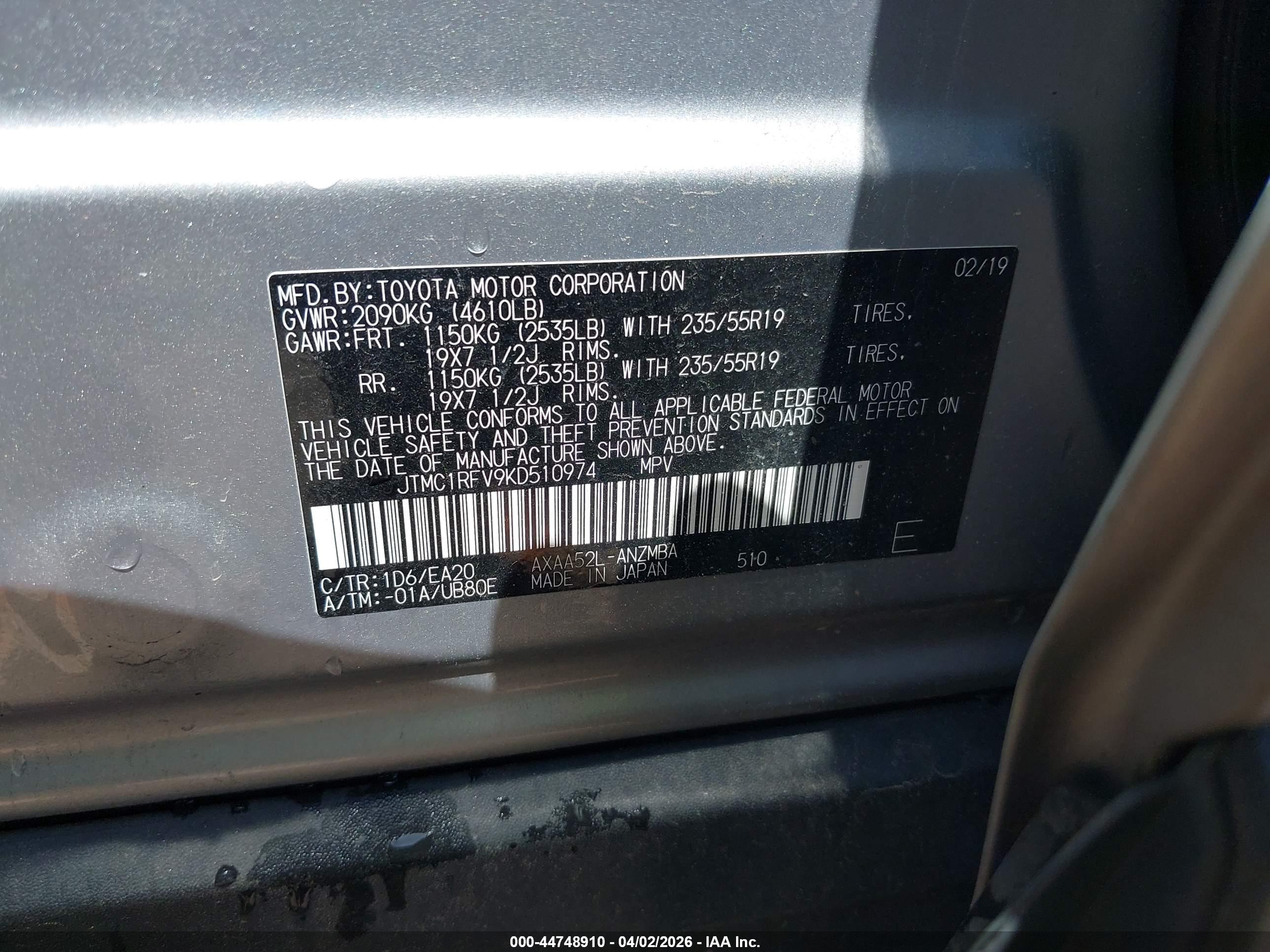 TOYOTA RAV4 image 9