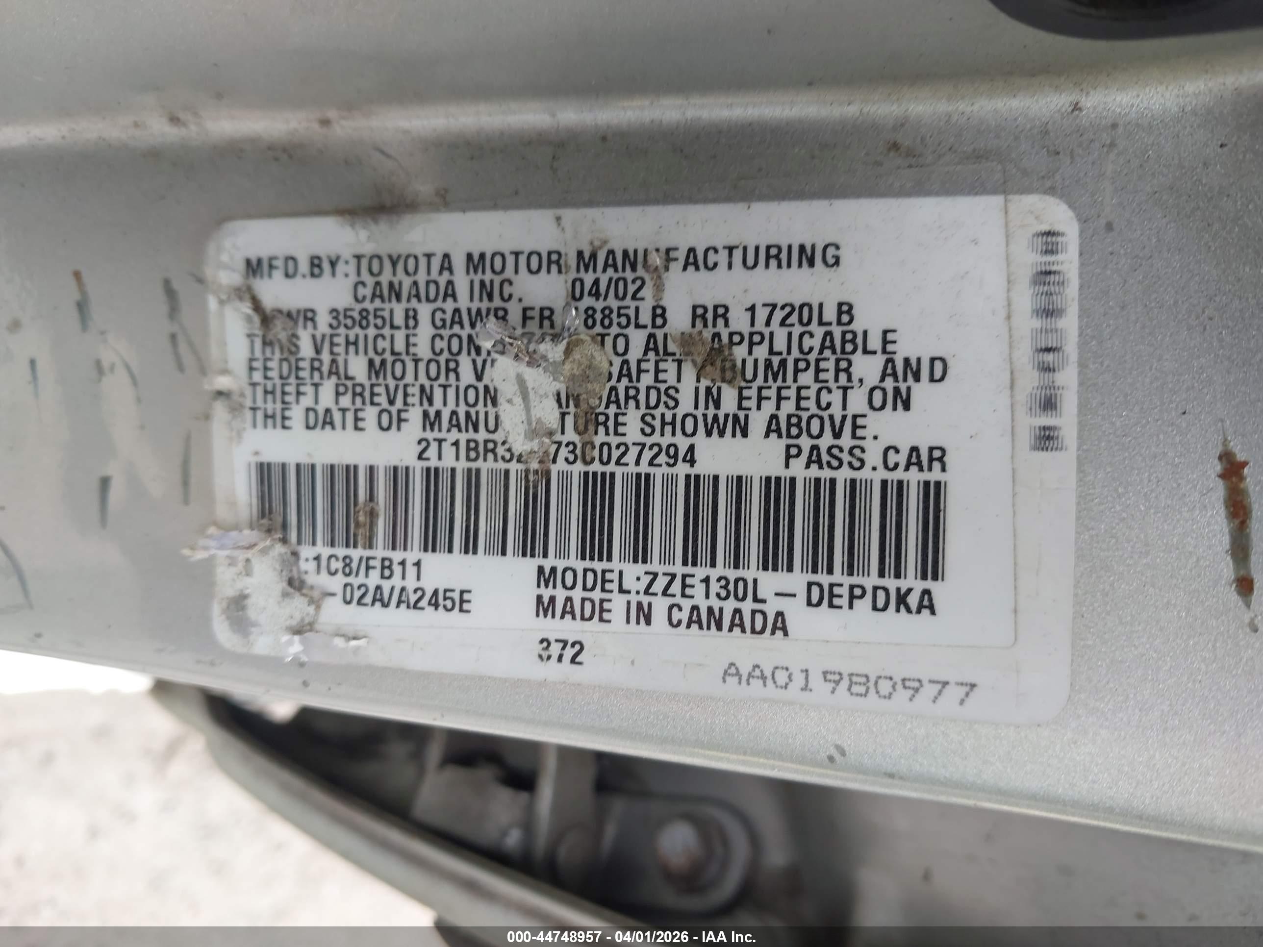 TOYOTA COROLLA image 9