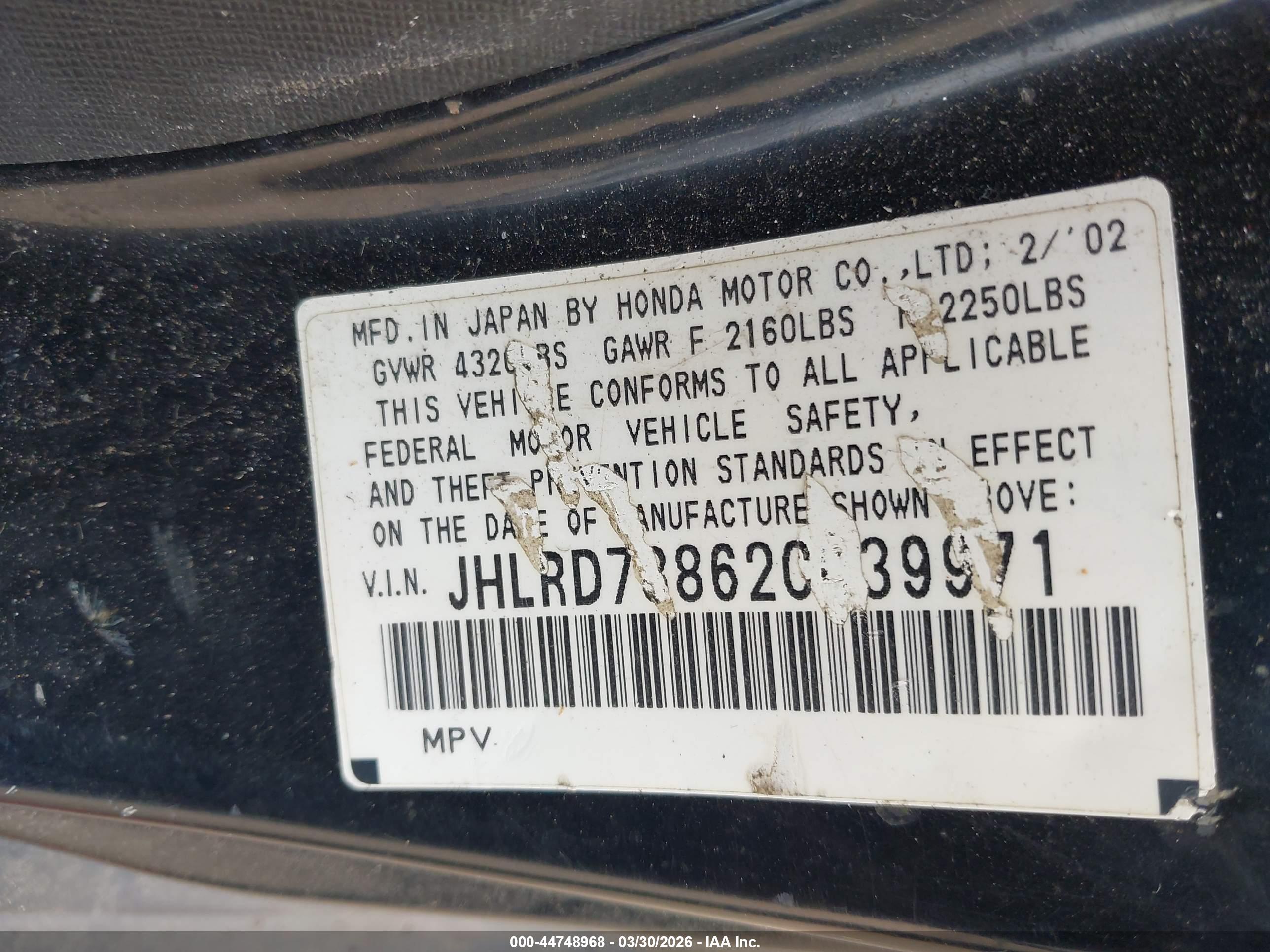 HONDA CR-V image 9