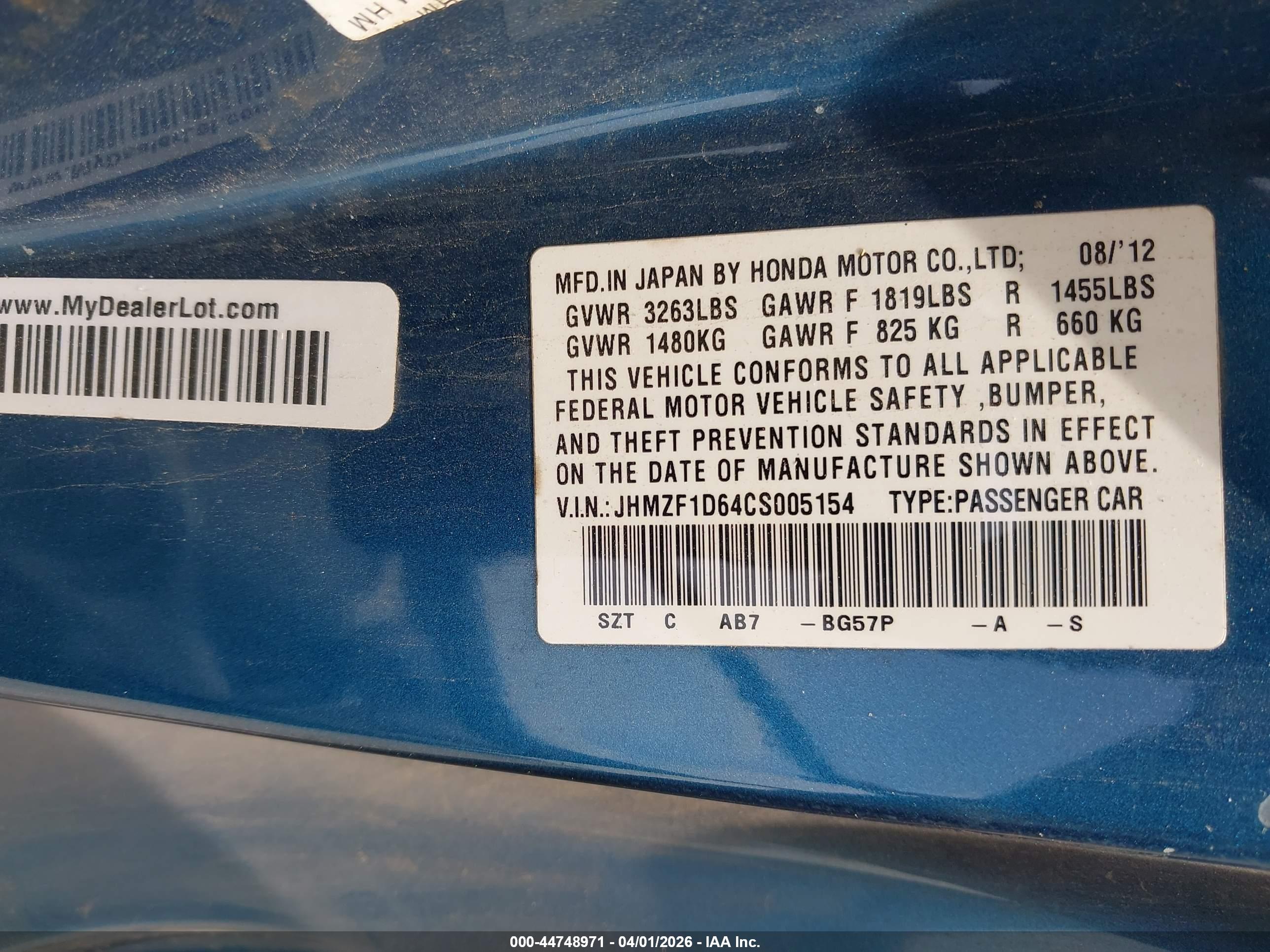 HONDA CR-Z image 9