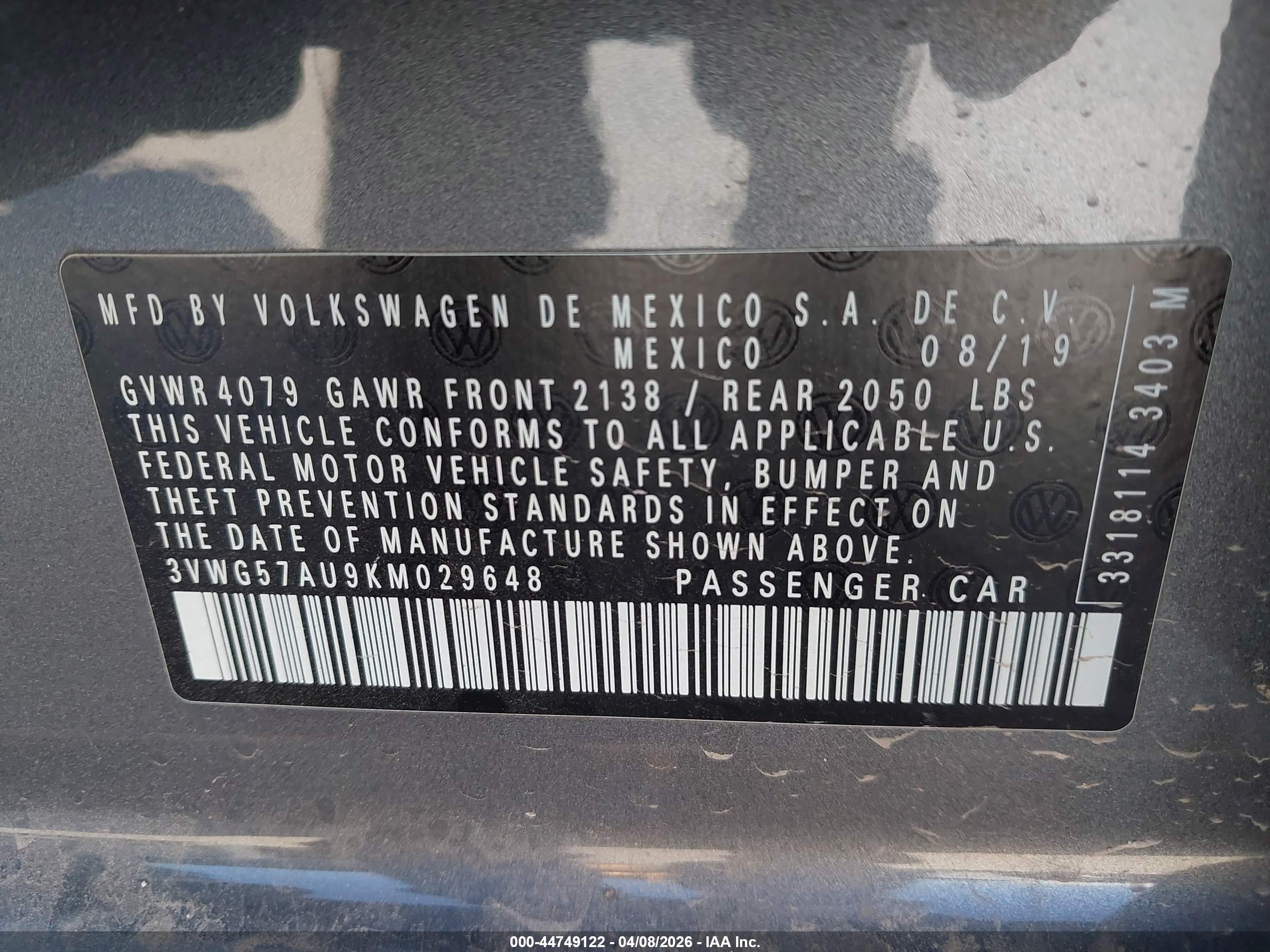 VOLKSWAGEN GOLF image 9
