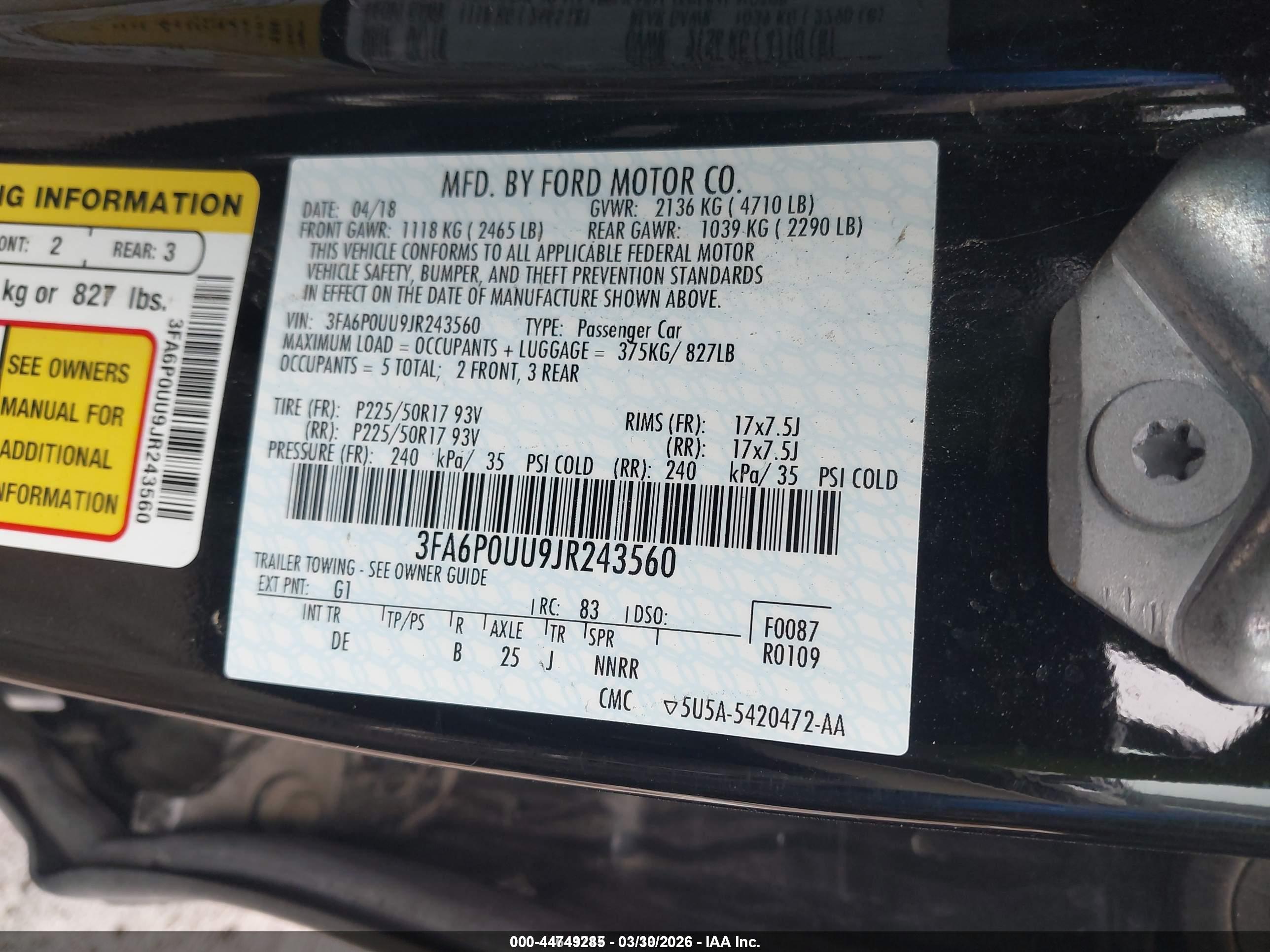 FORD FUSION image 9