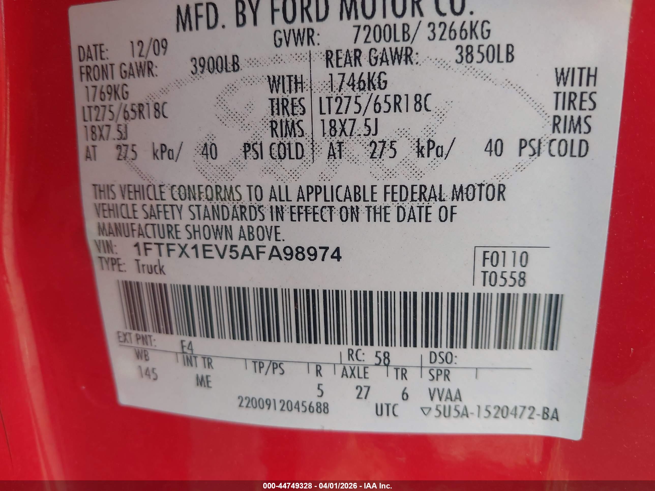 FORD F-150 image 9