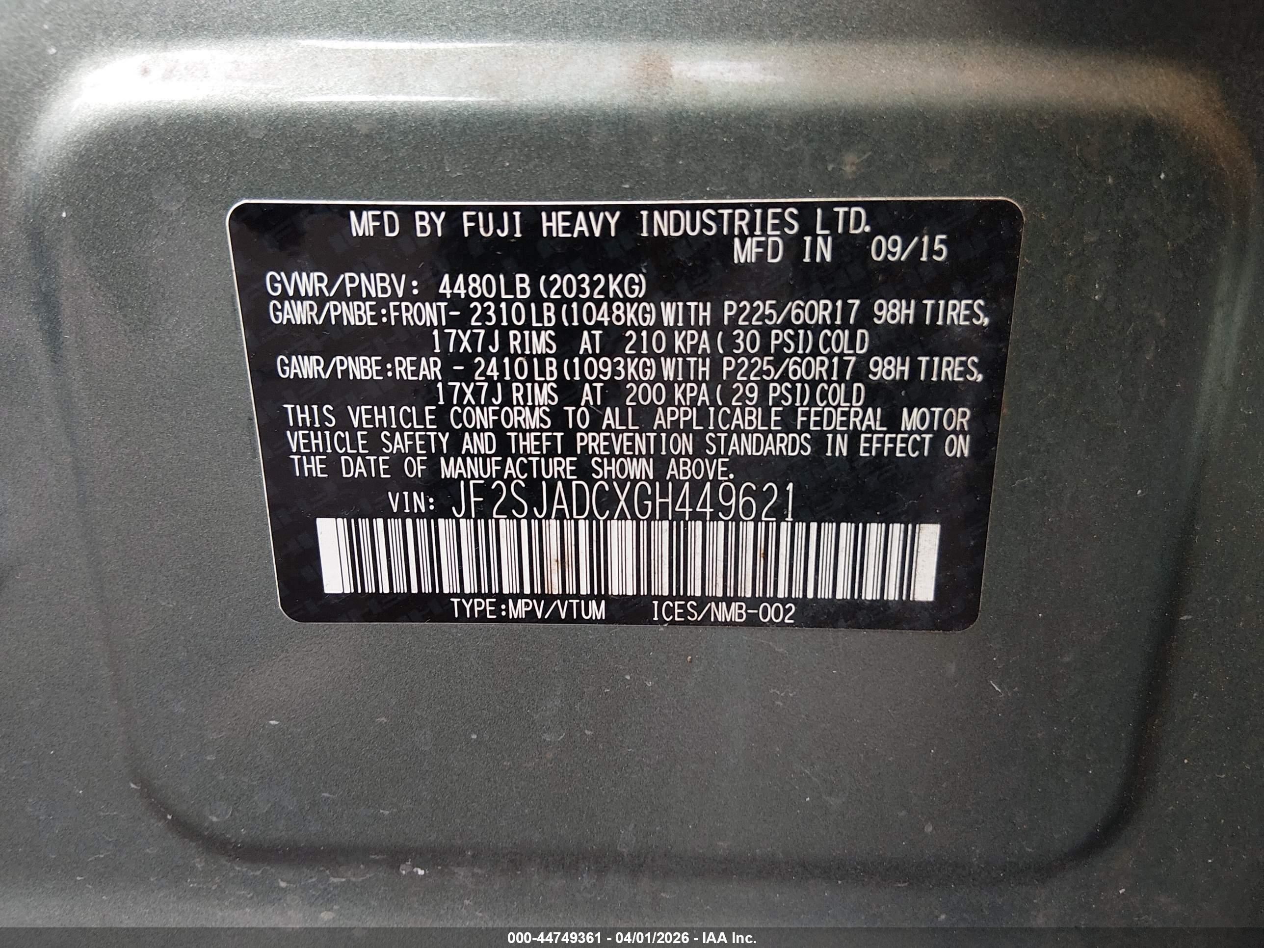 SUBARU FORESTER image 9