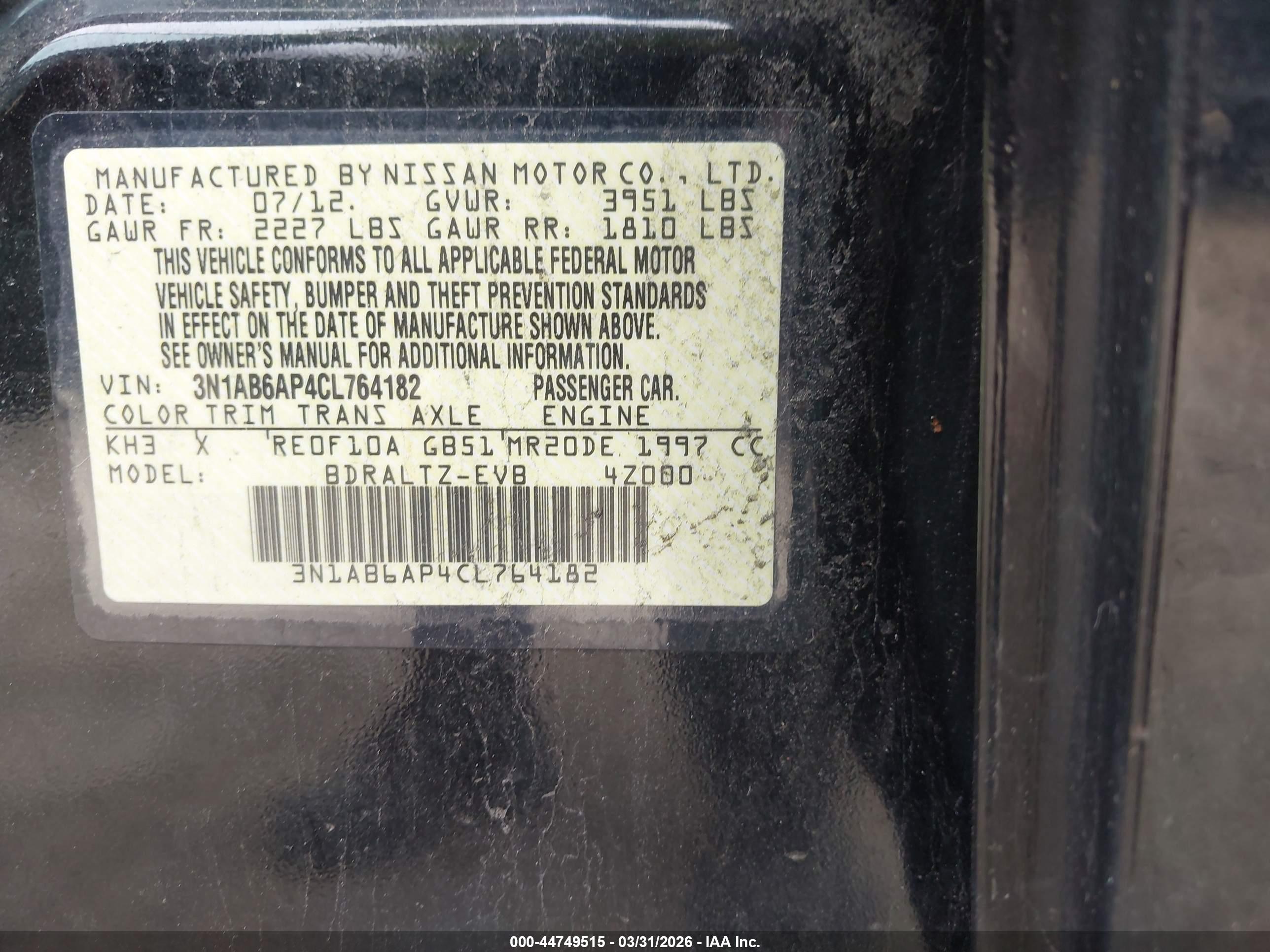 NISSAN SENTRA image 9