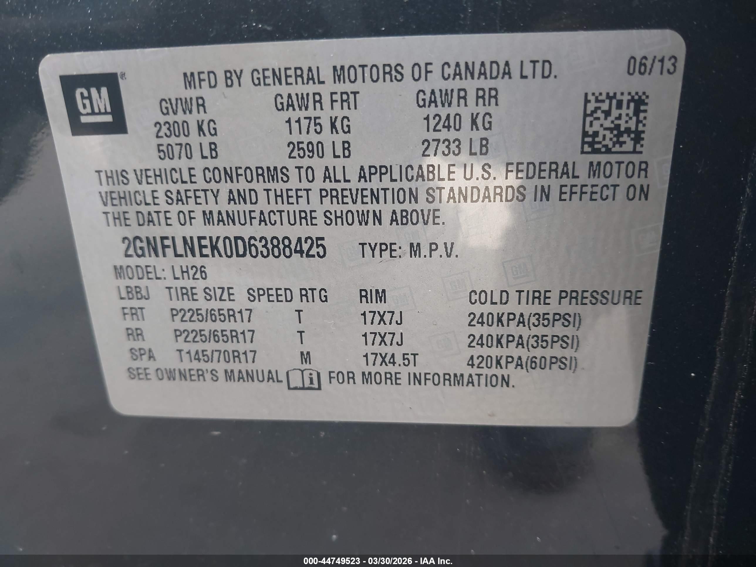CHEVROLET EQUINOX image 9