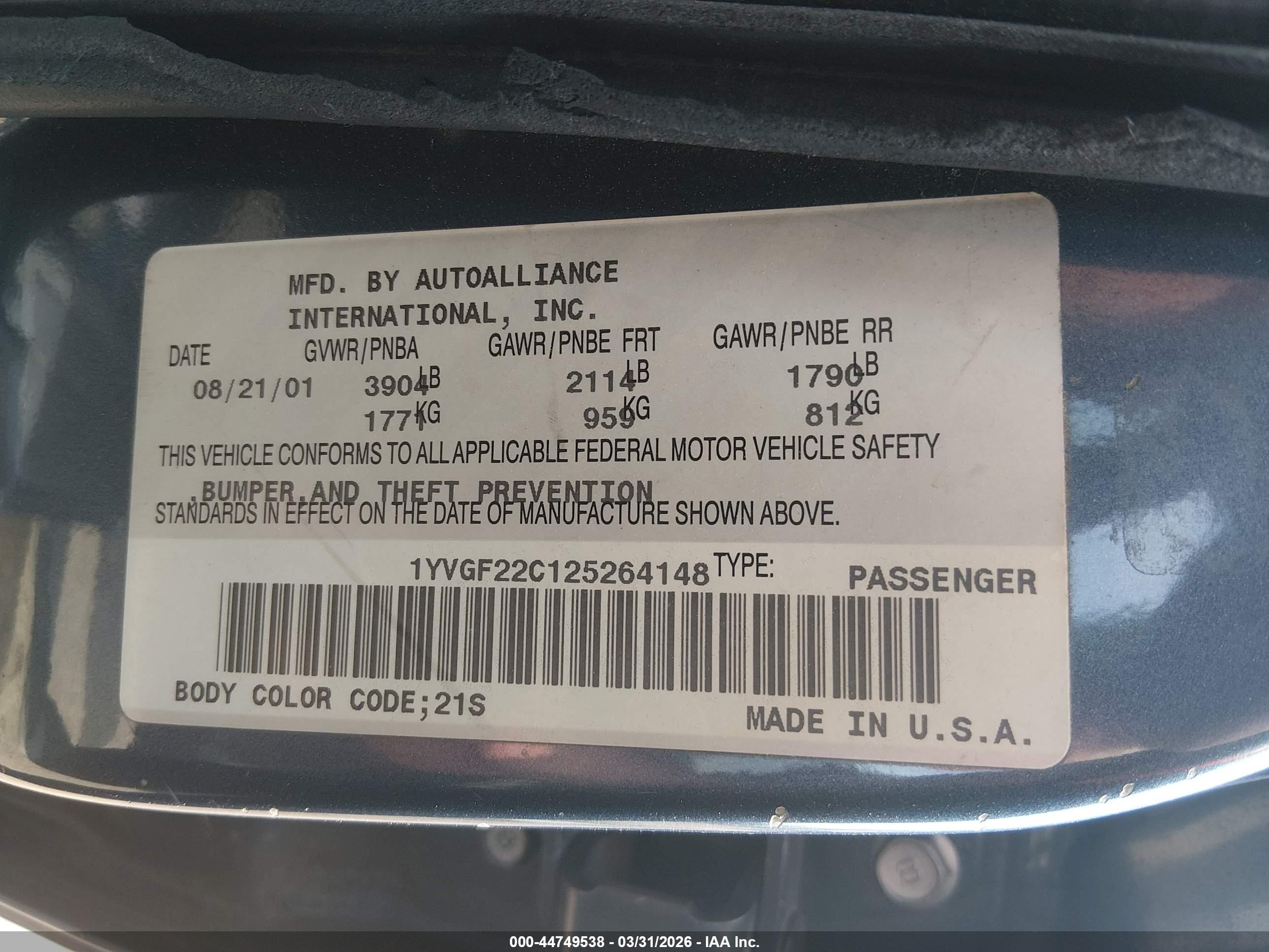 MAZDA 626 image 9