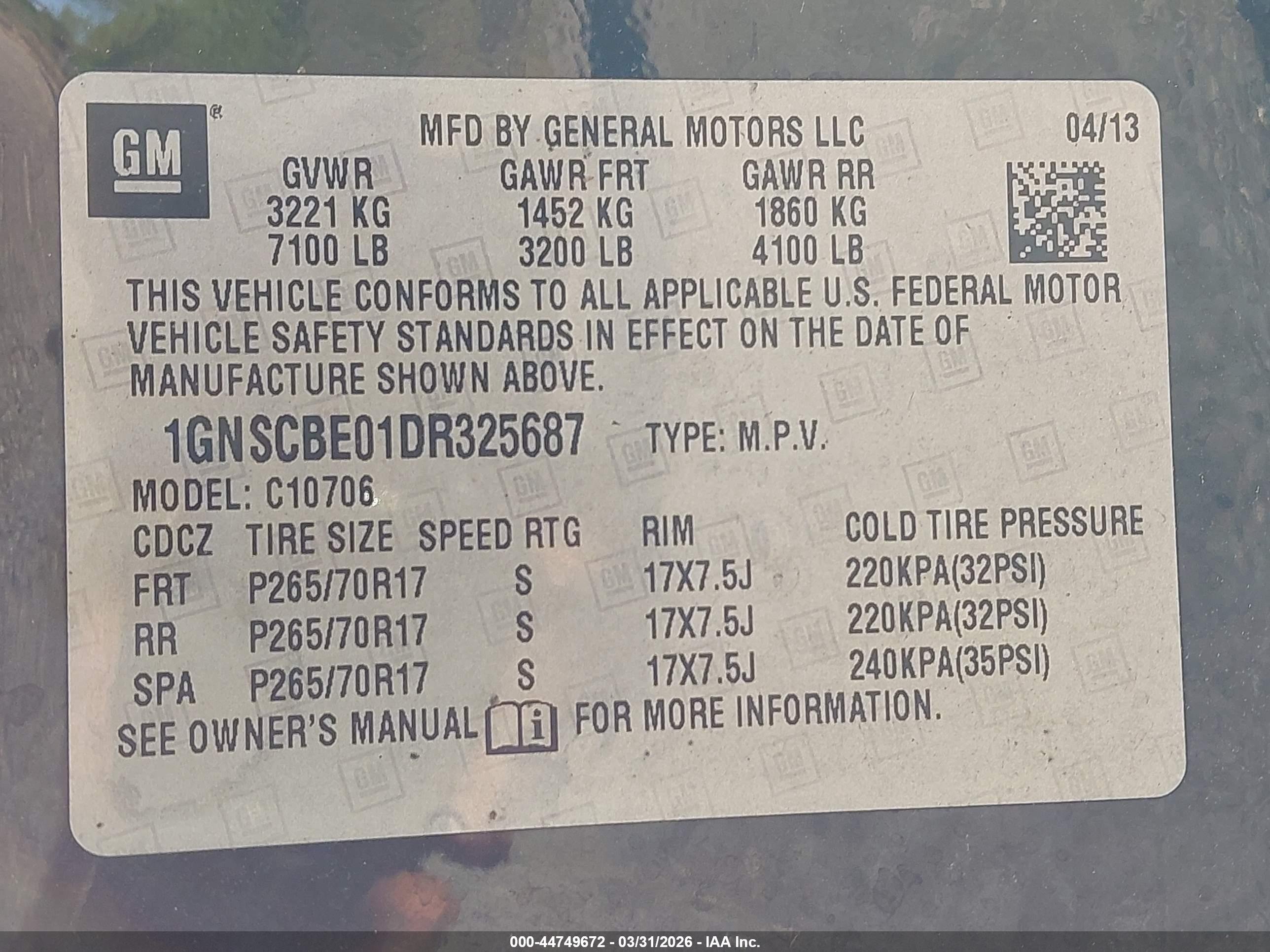 CHEVROLET TAHOE image 9