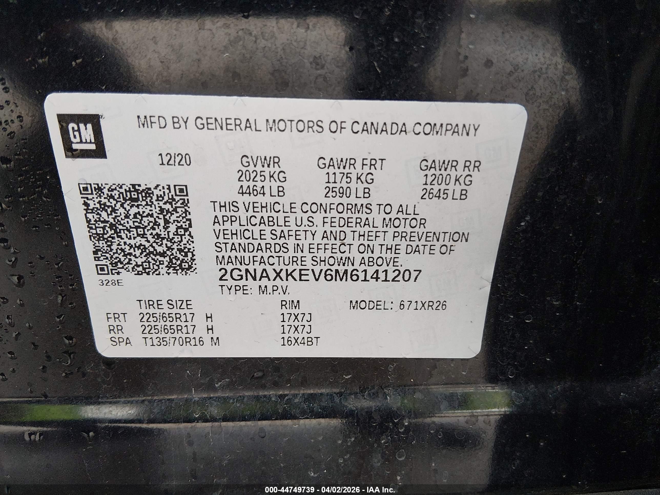 CHEVROLET EQUINOX image 9