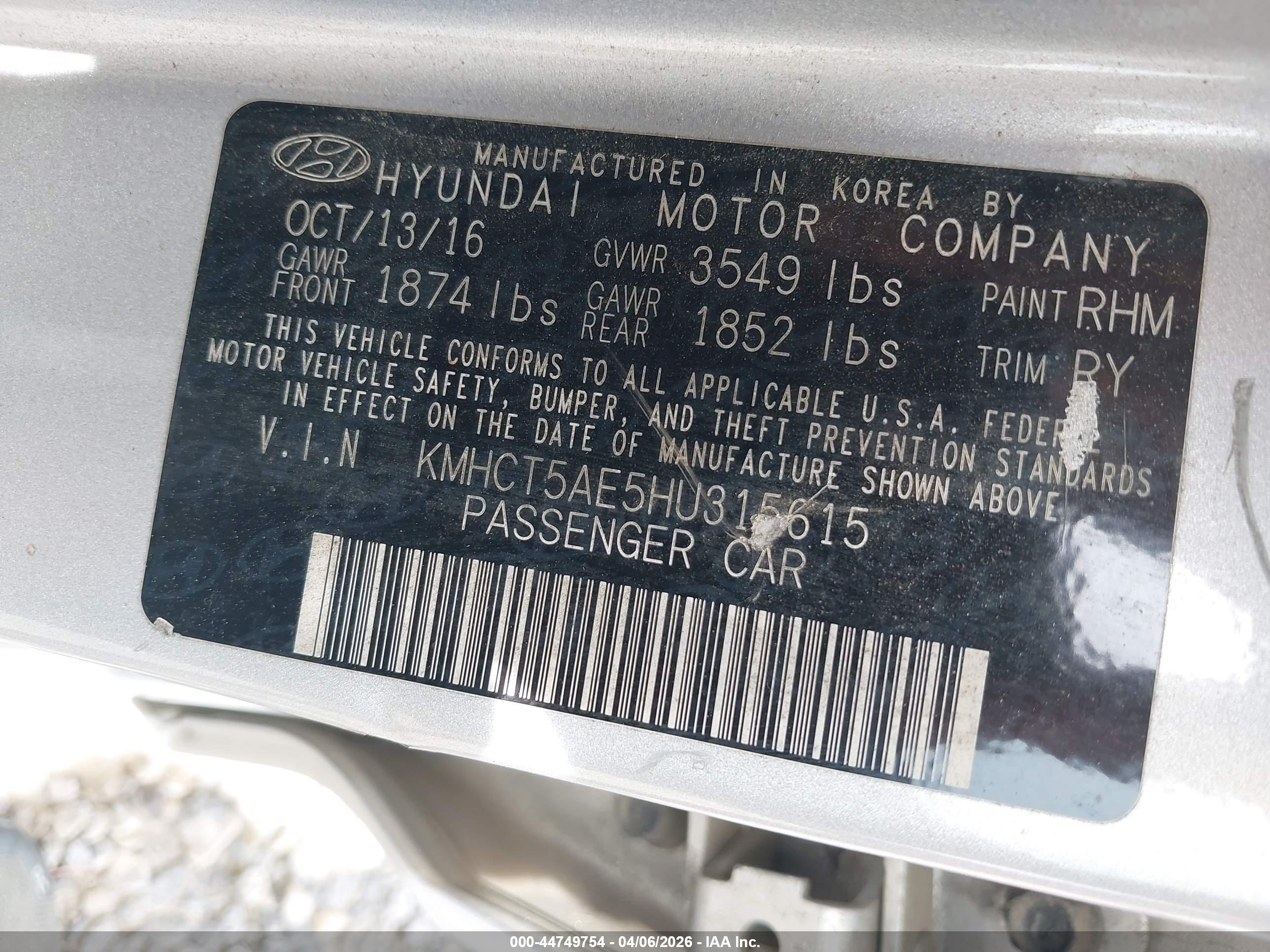HYUNDAI ACCENT image 9