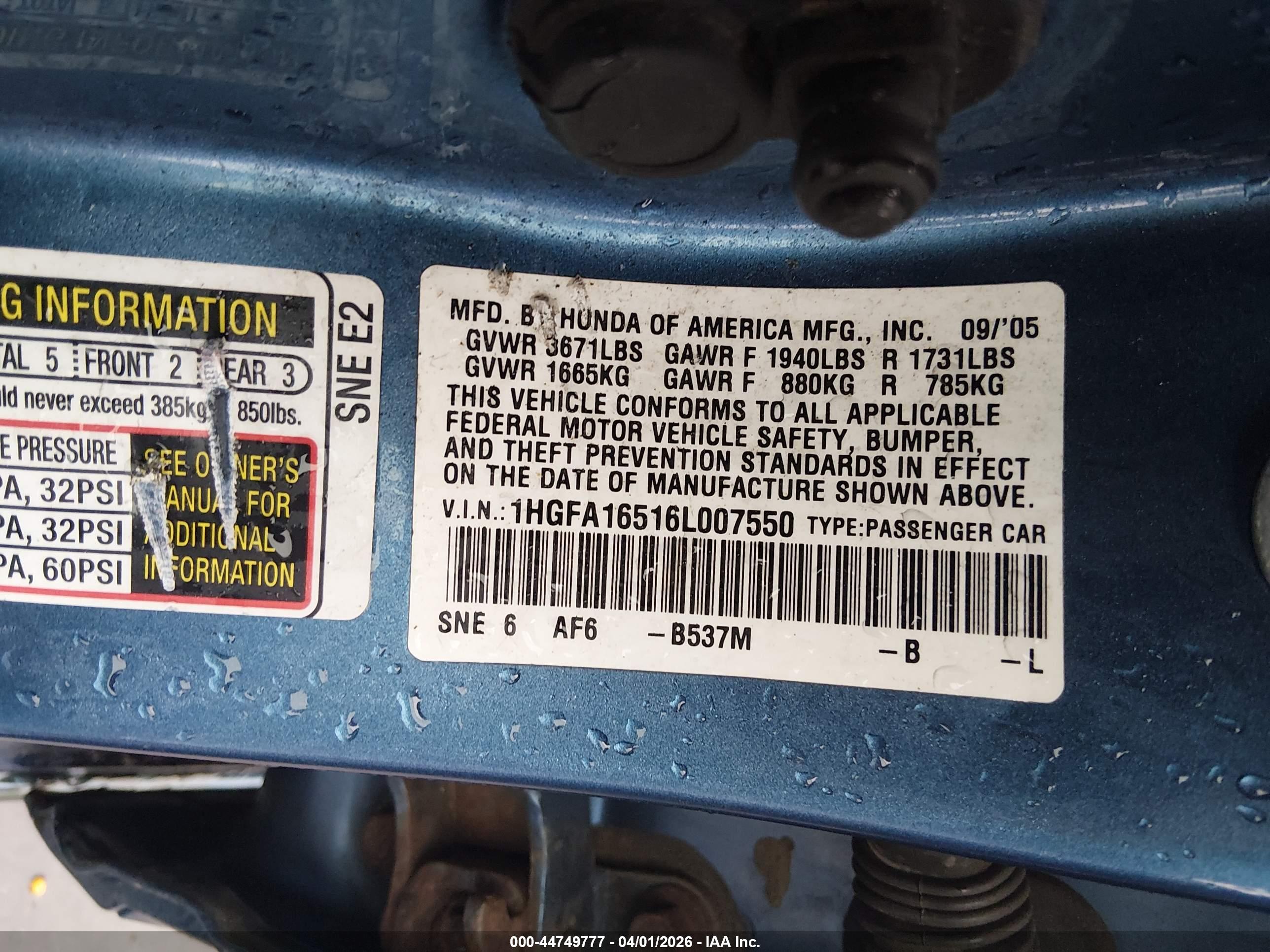 HONDA CIVIC image 9
