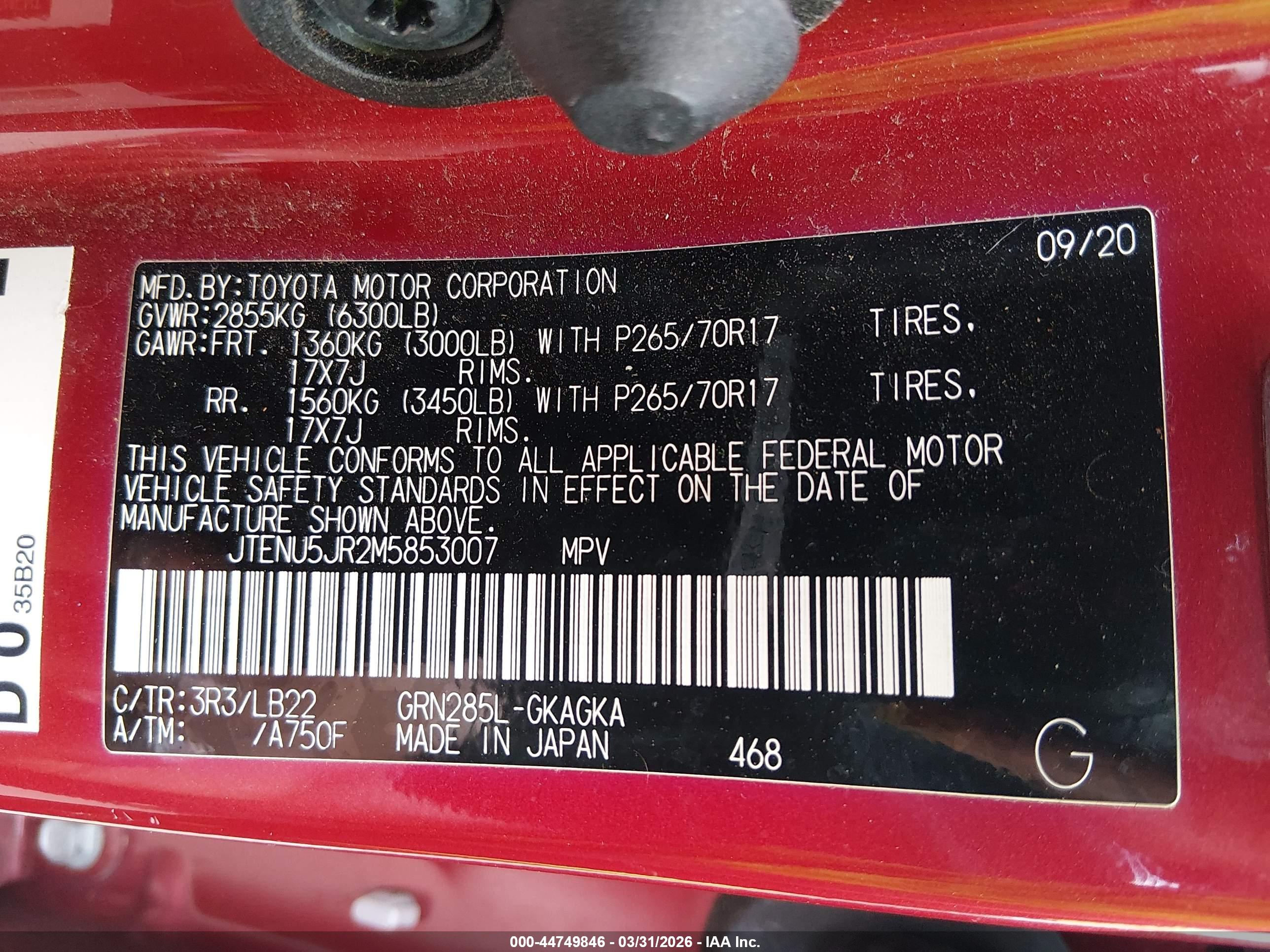 TOYOTA 4RUNNER image 9