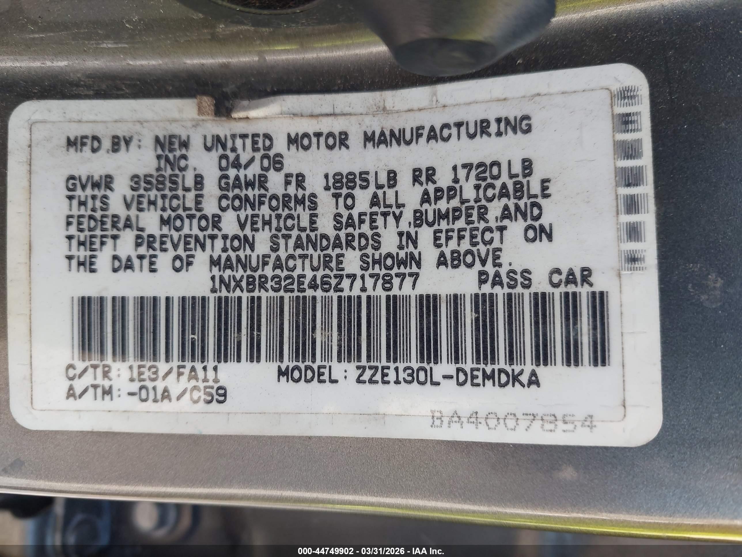 TOYOTA COROLLA image 9