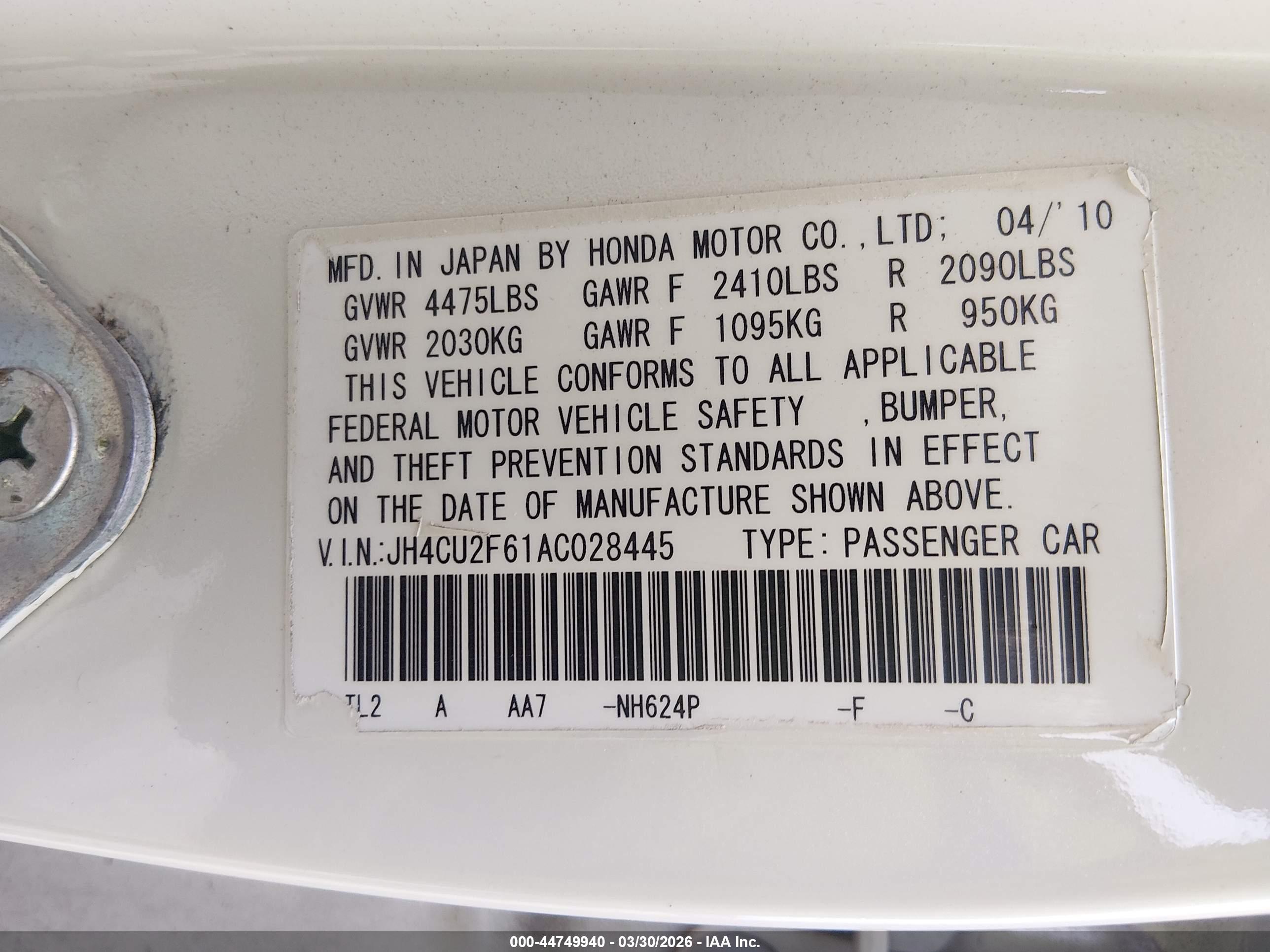 ACURA TSX image 9