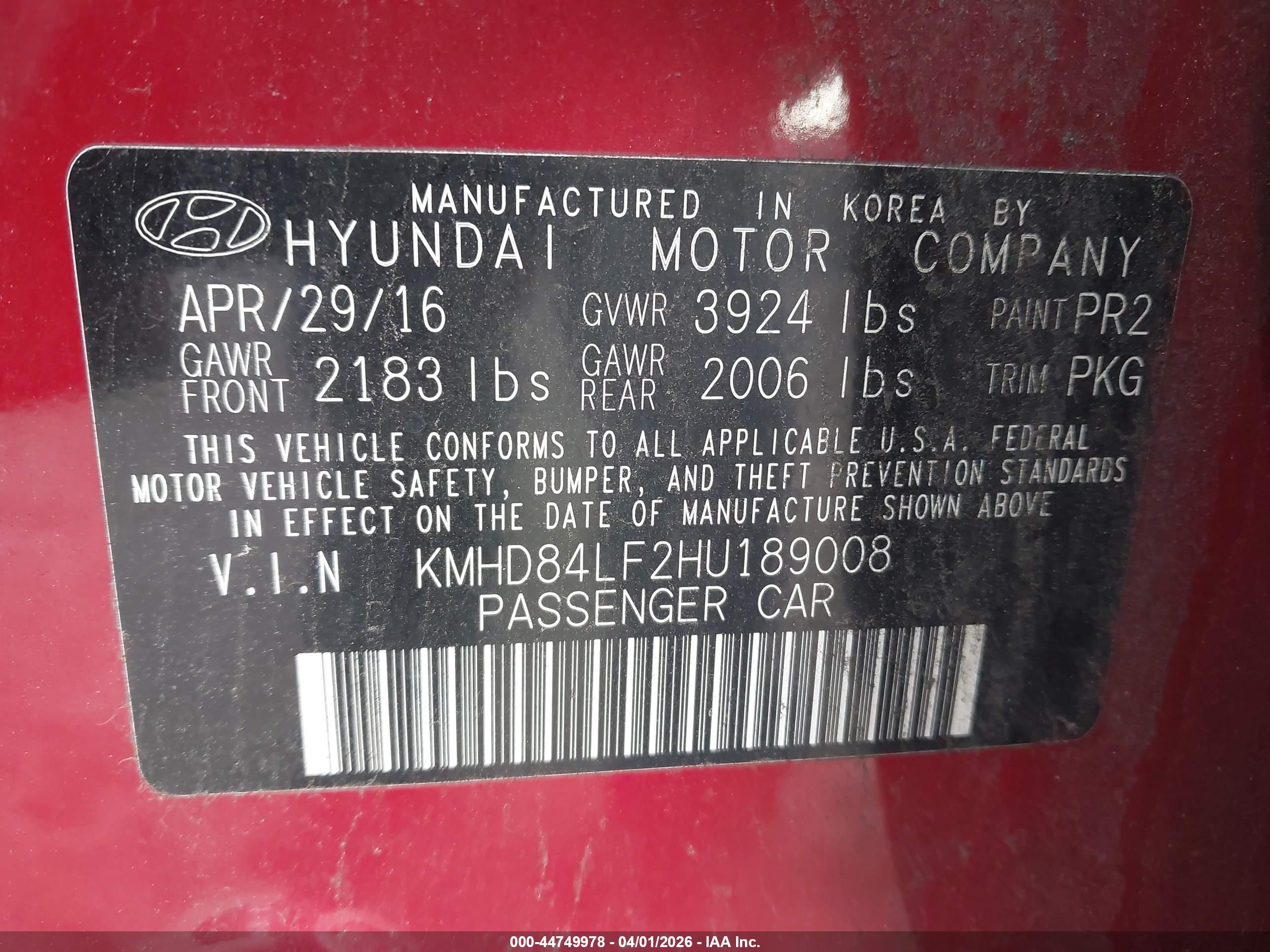 HYUNDAI ELANTRA image 9