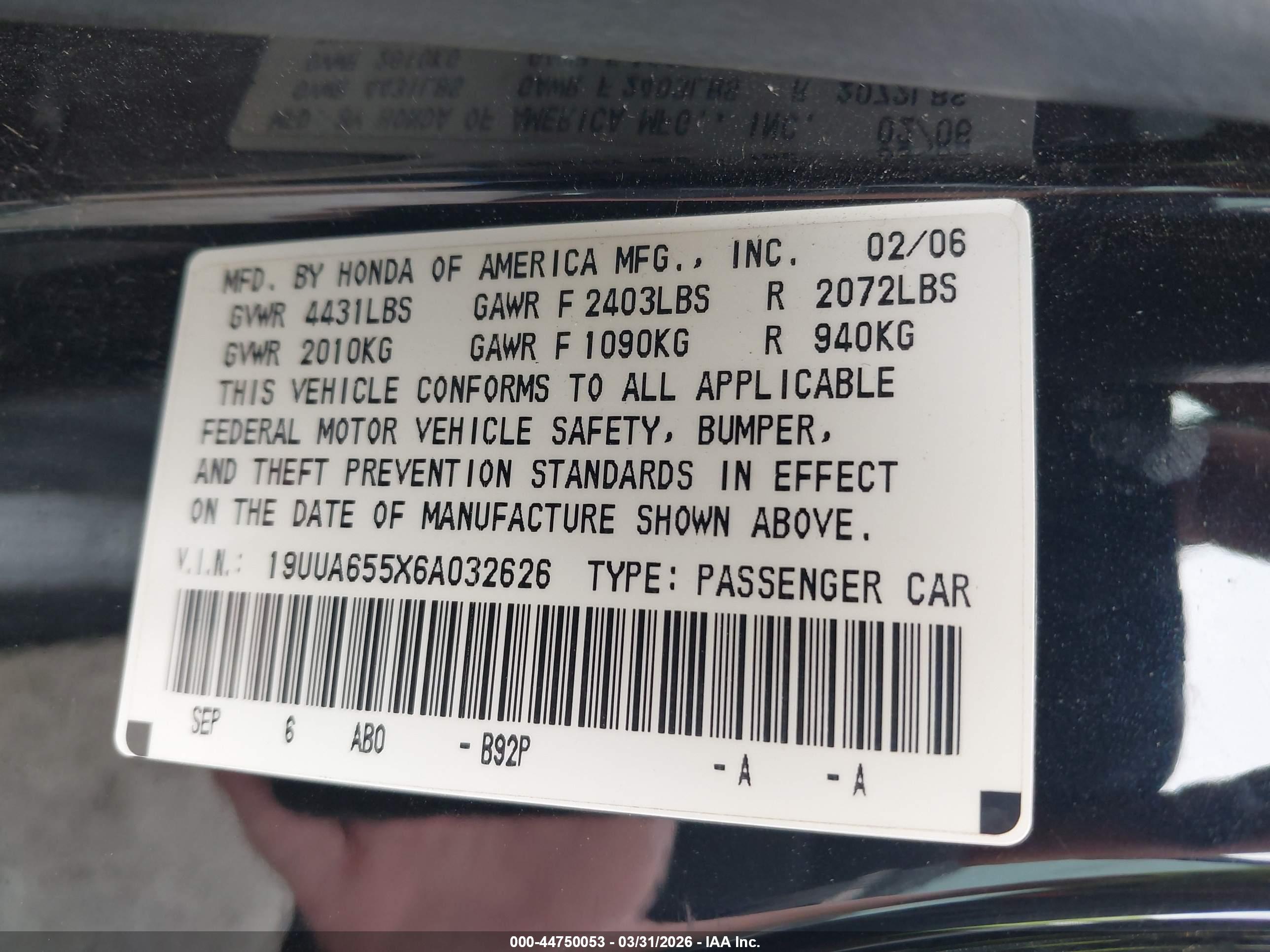 ACURA TL image 9