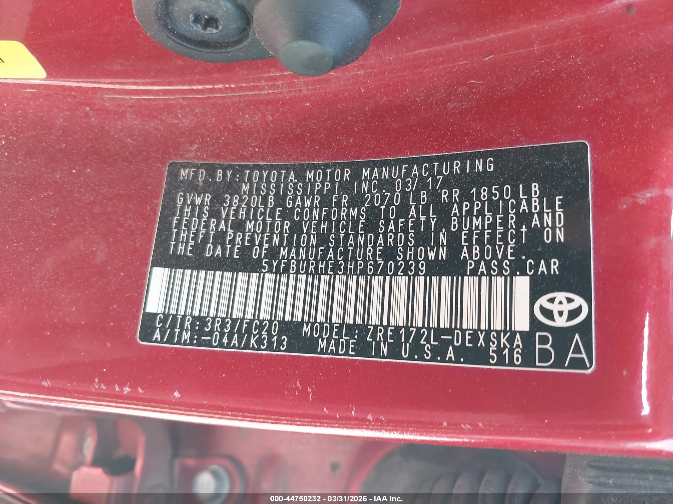 TOYOTA COROLLA image 9