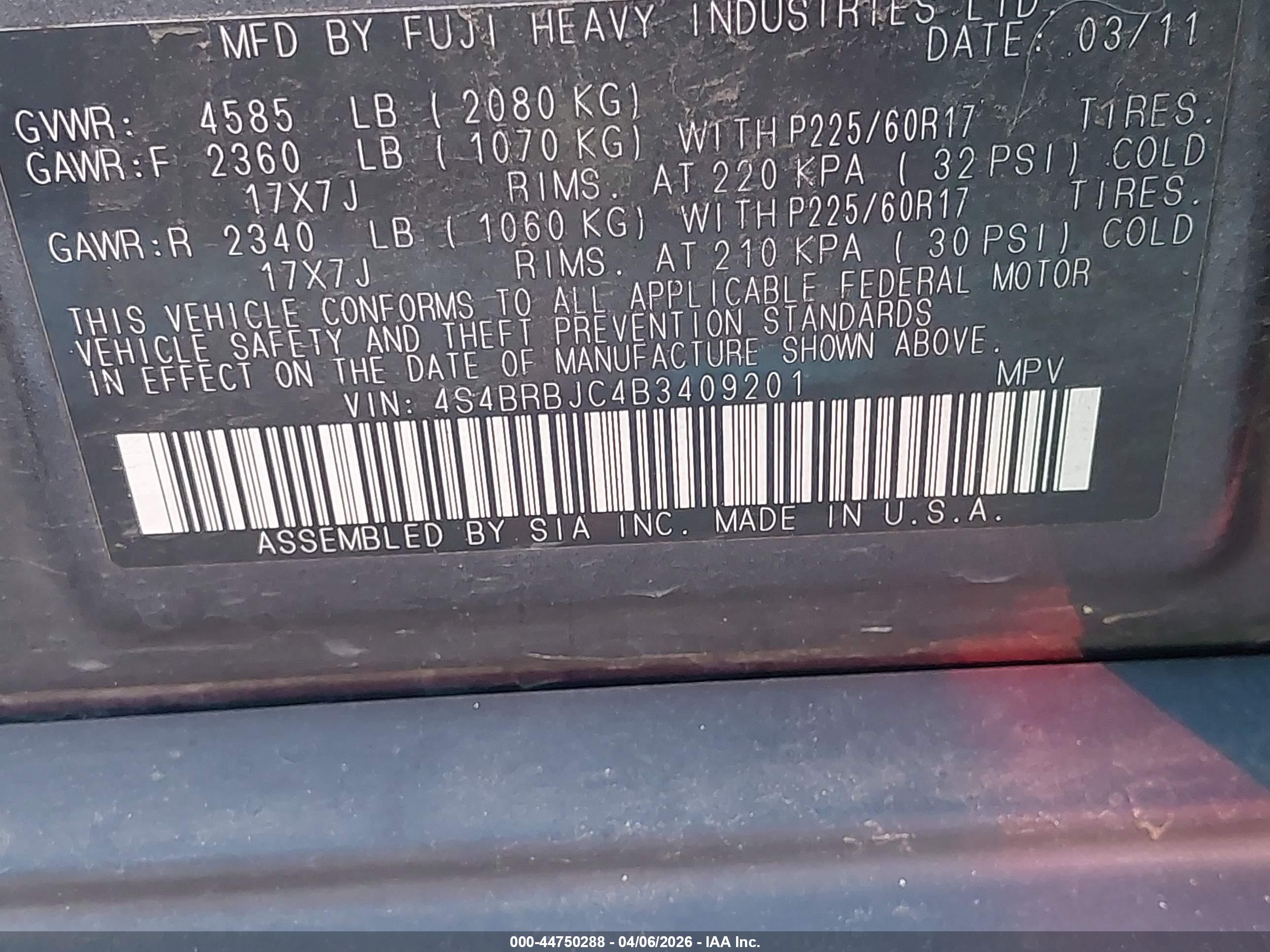 SUBARU OUTBACK image 9
