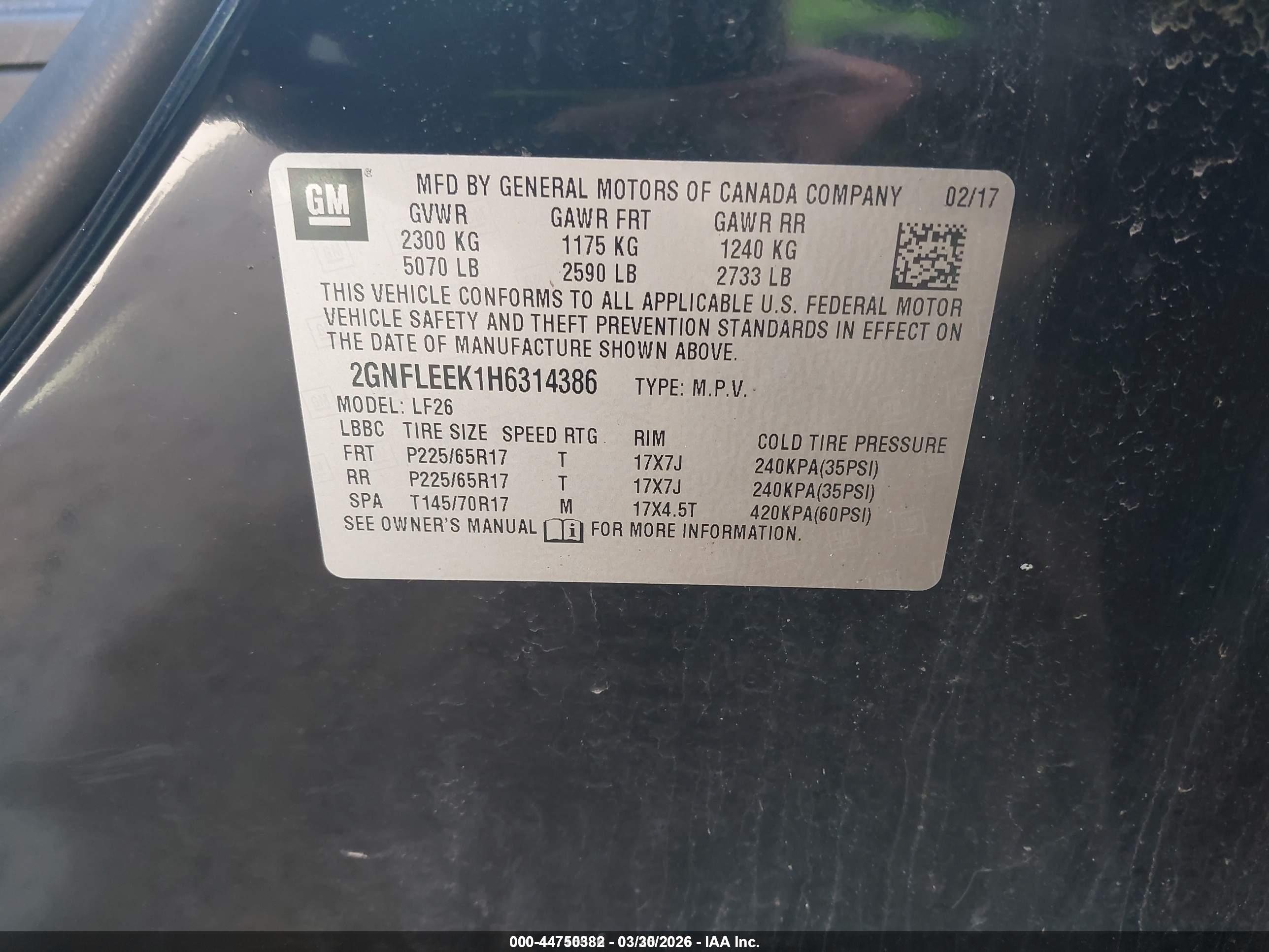 CHEVROLET EQUINOX image 9