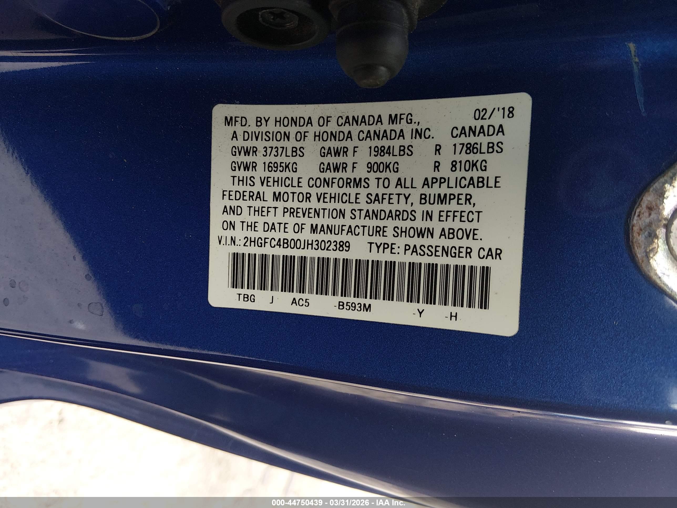 HONDA CIVIC image 9