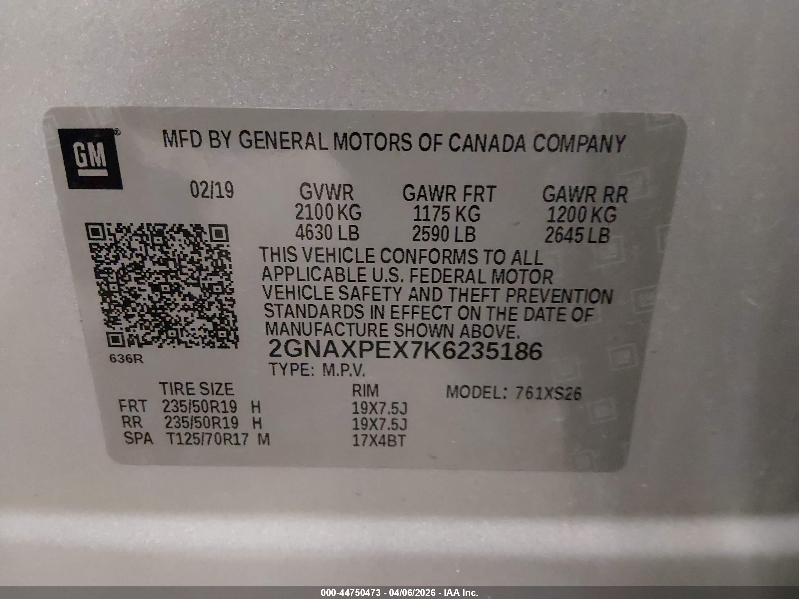 CHEVROLET EQUINOX image 9
