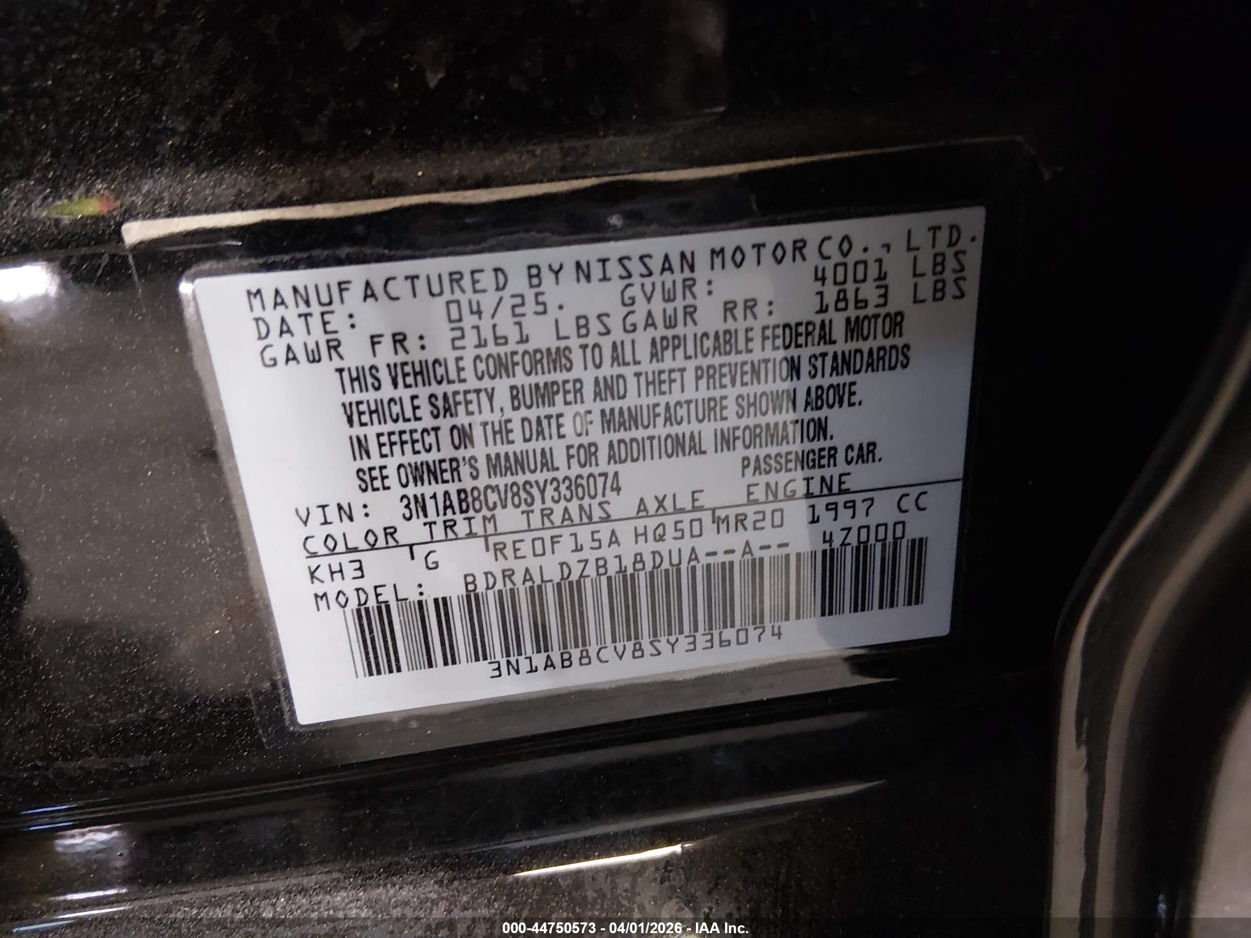 NISSAN SENTRA image 9