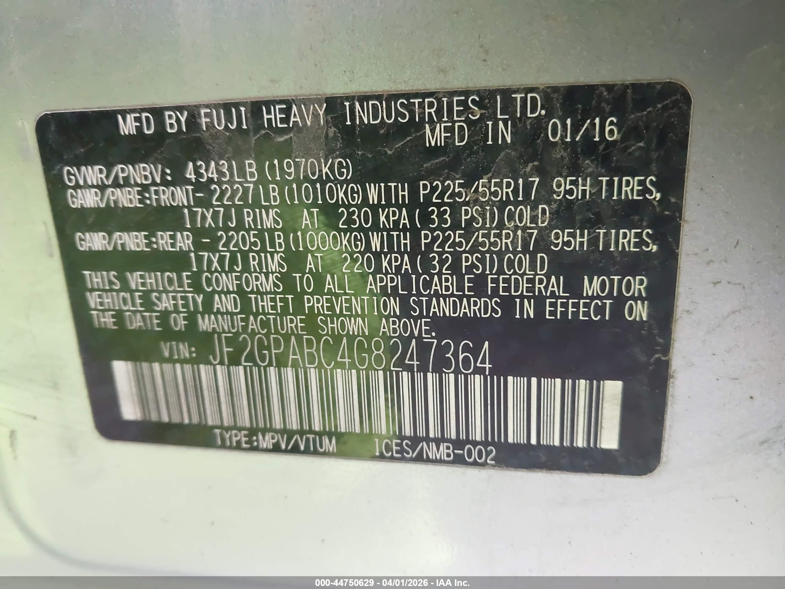 SUBARU CROSSTREK image 9