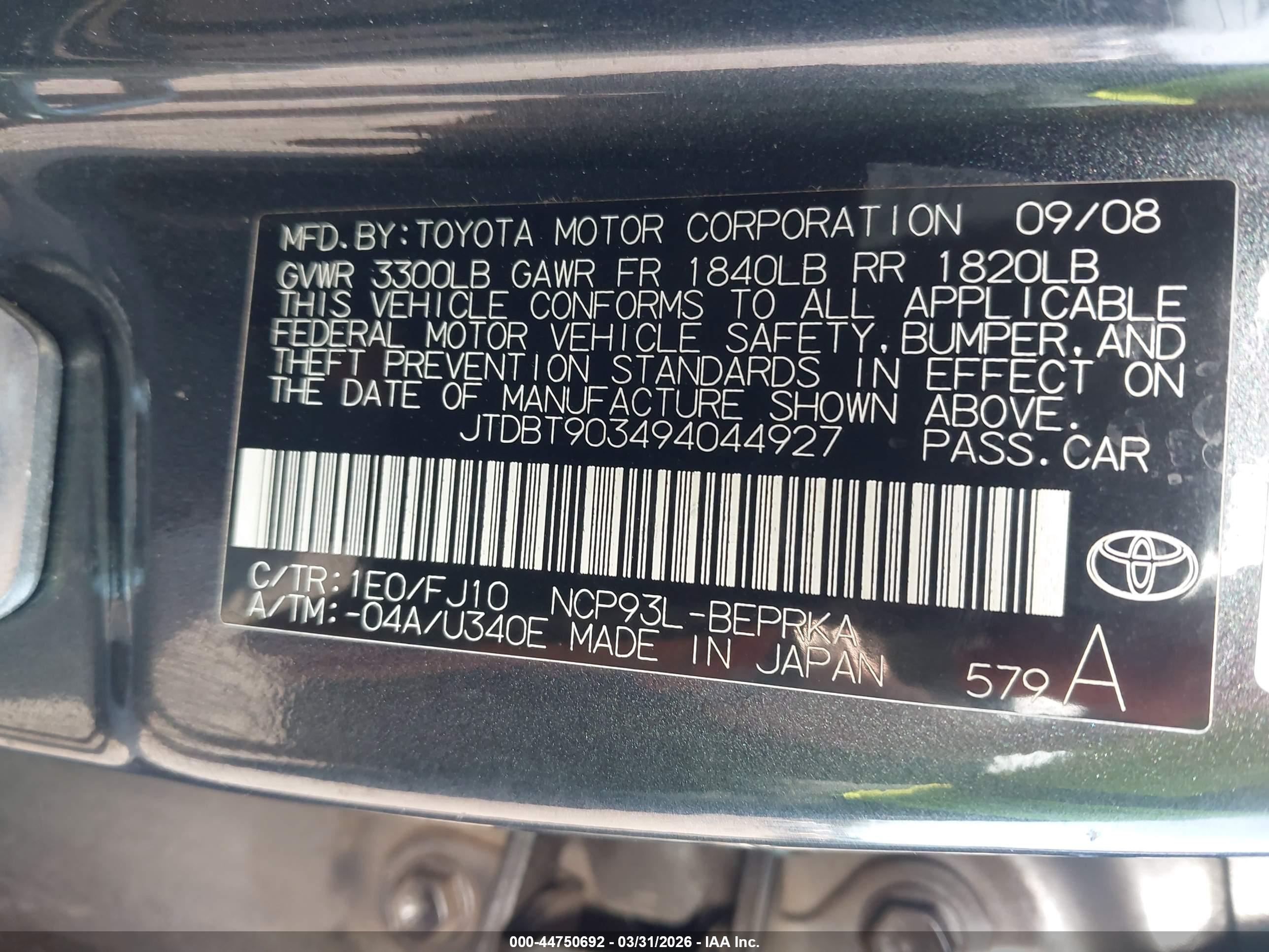 TOYOTA YARIS image 9