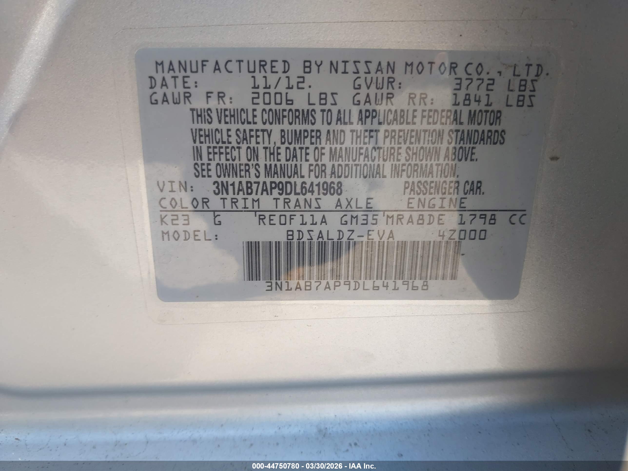NISSAN SENTRA image 9