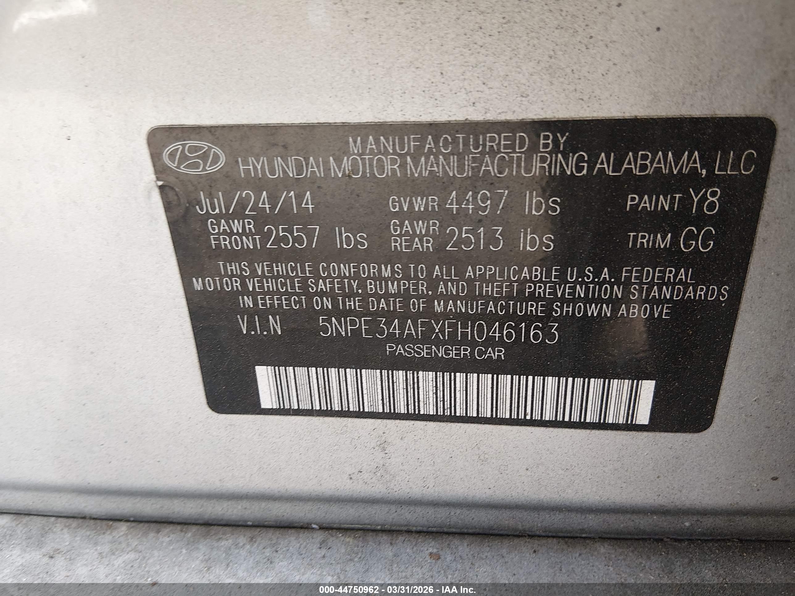 HYUNDAI SONATA image 9