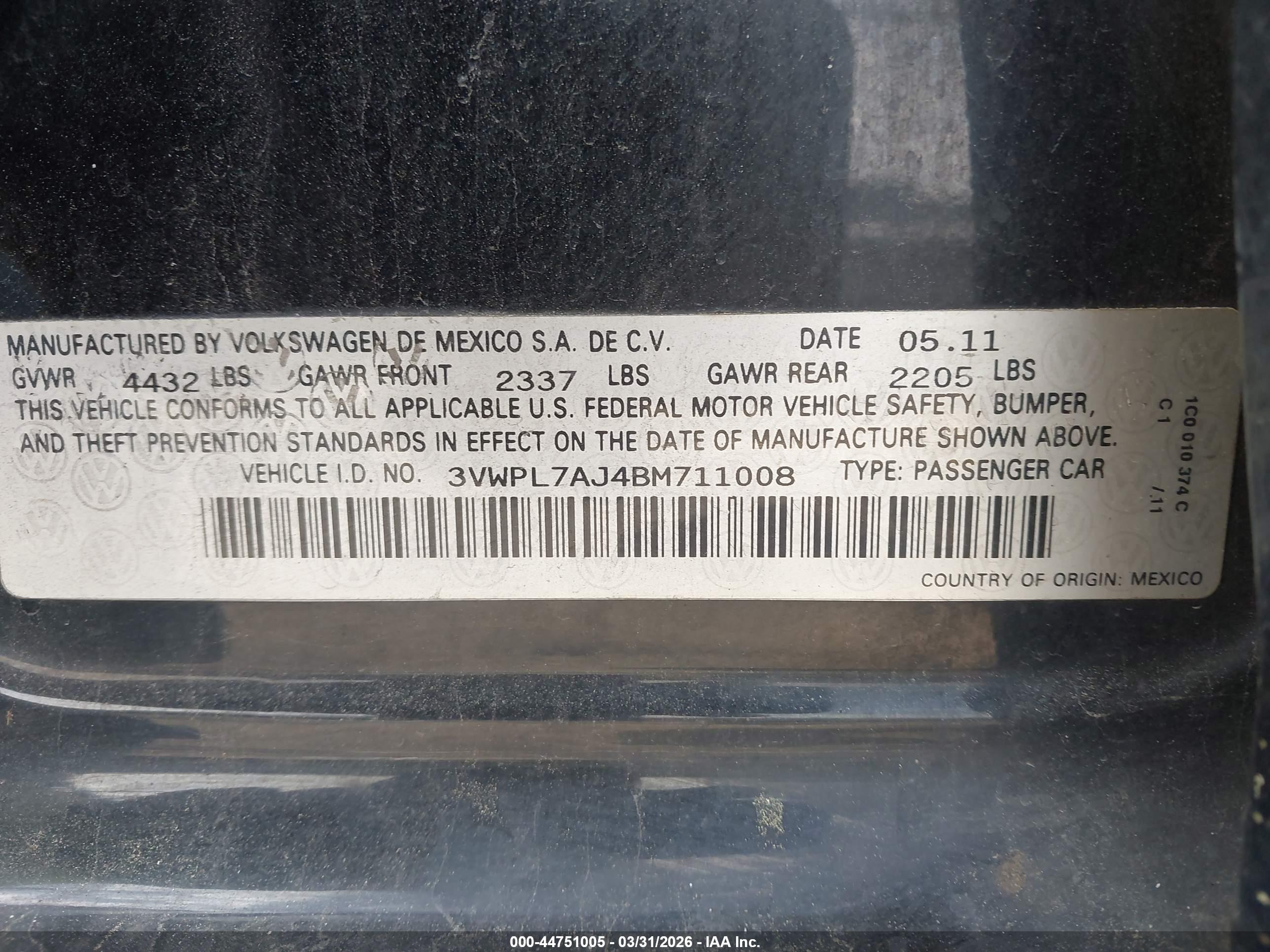 VOLKSWAGEN JETTA image 9