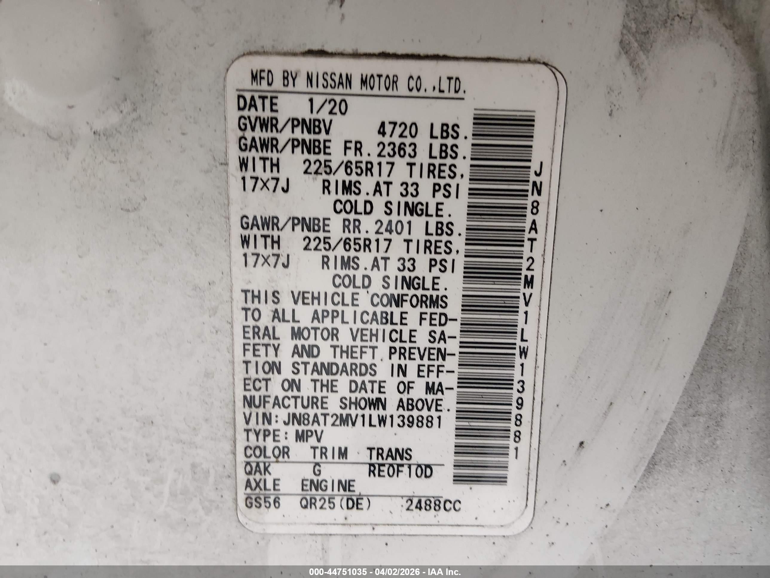 NISSAN ROGUE image 9